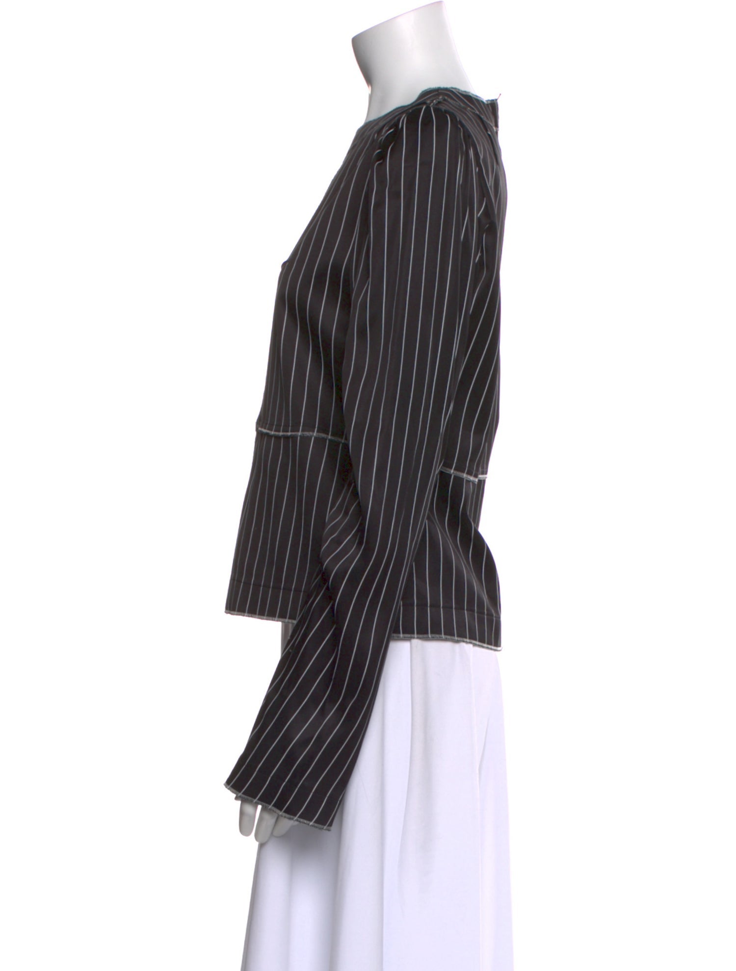 MM6 Maison Margiela 2022 Striped Blouse