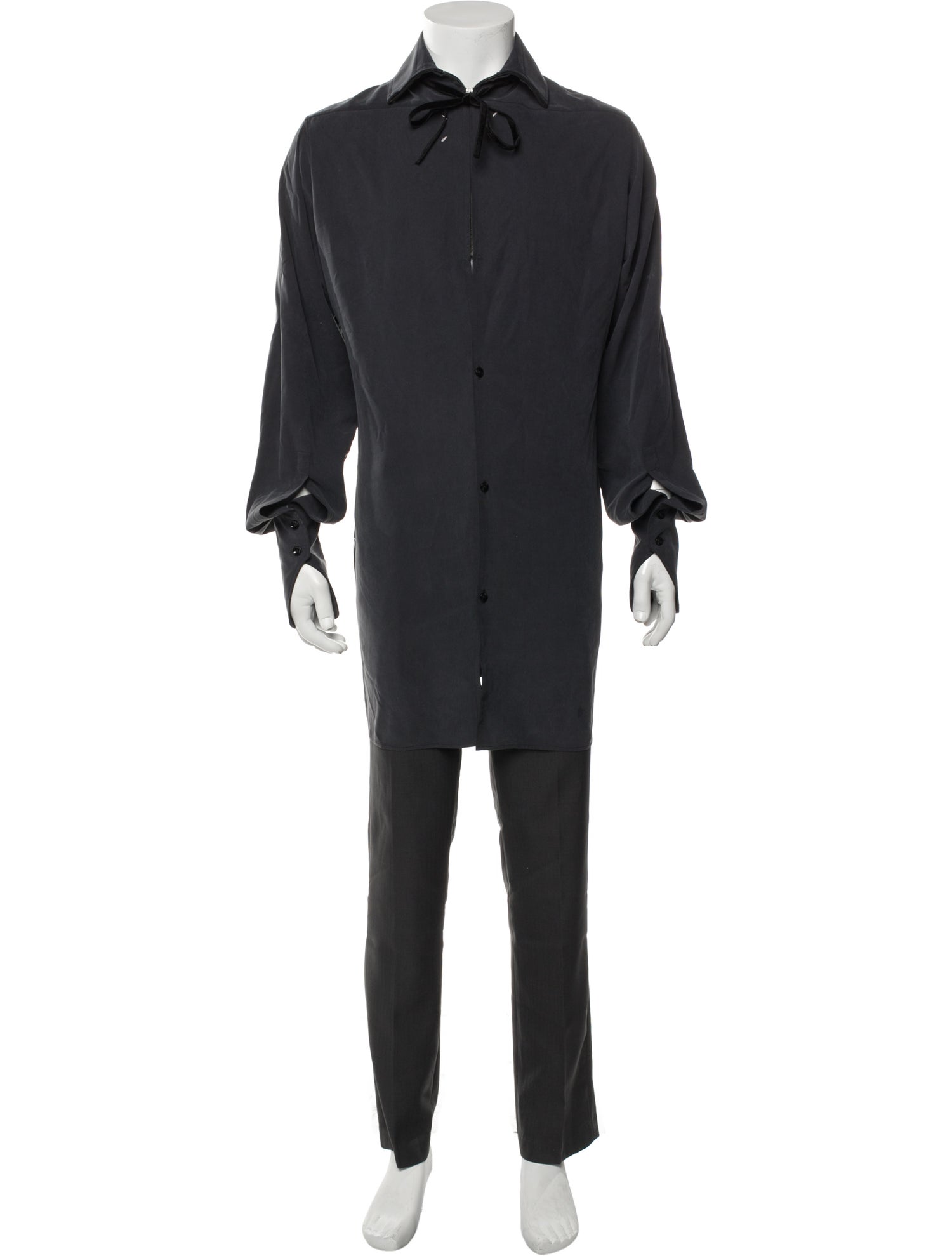 Maison Margiela Silk Long Sleeve Shirt