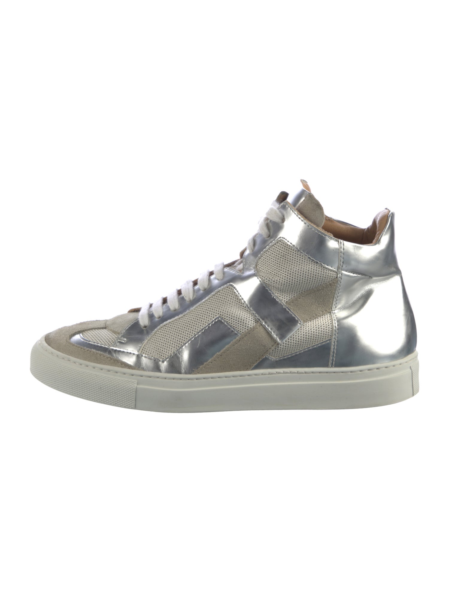 Maison Margiela Leather Patterned Sneakers