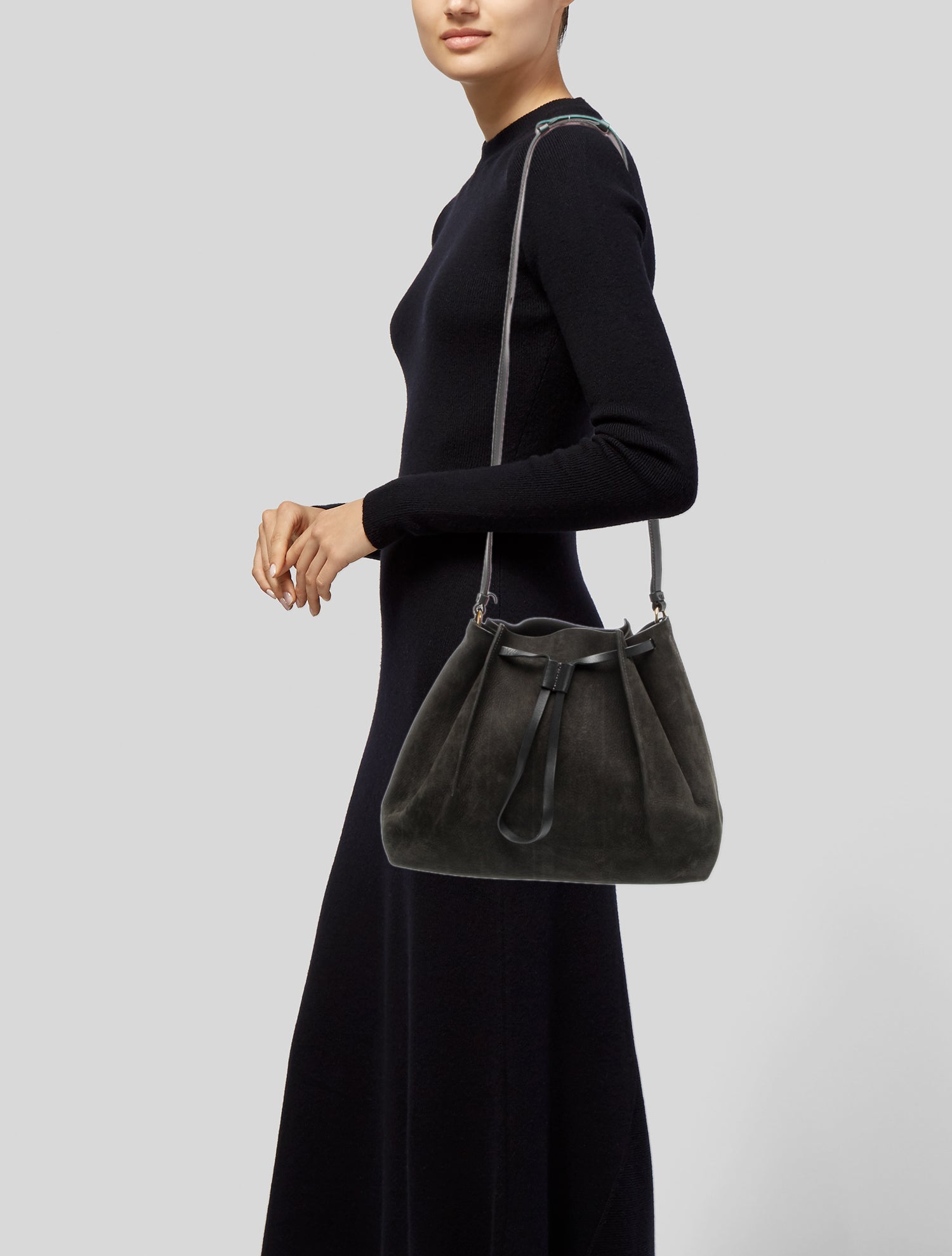 Maison Margiela Suede Shoulder Bag