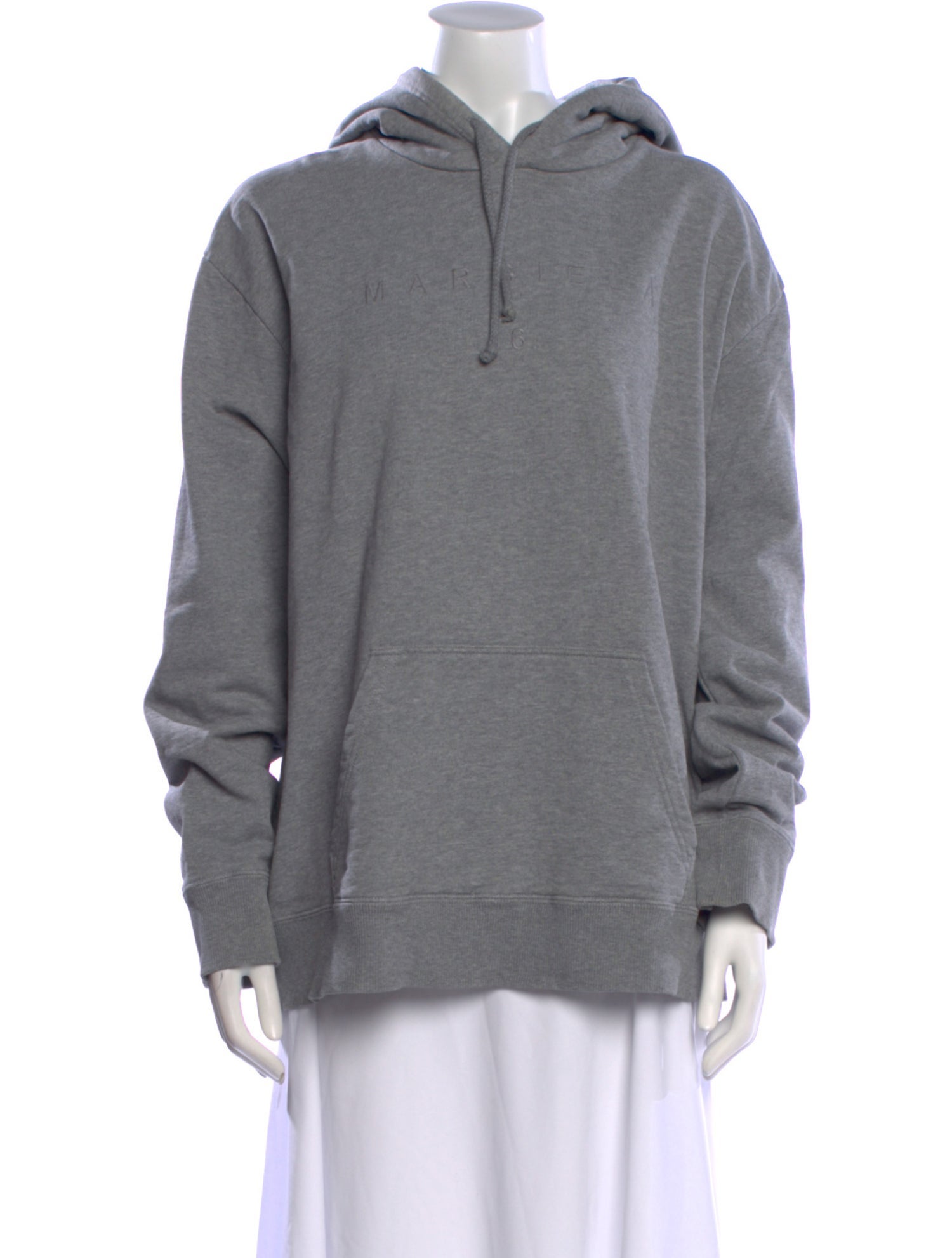 MM6 Maison Margiela 2021 Logo 'Grey Melange' Hoodie