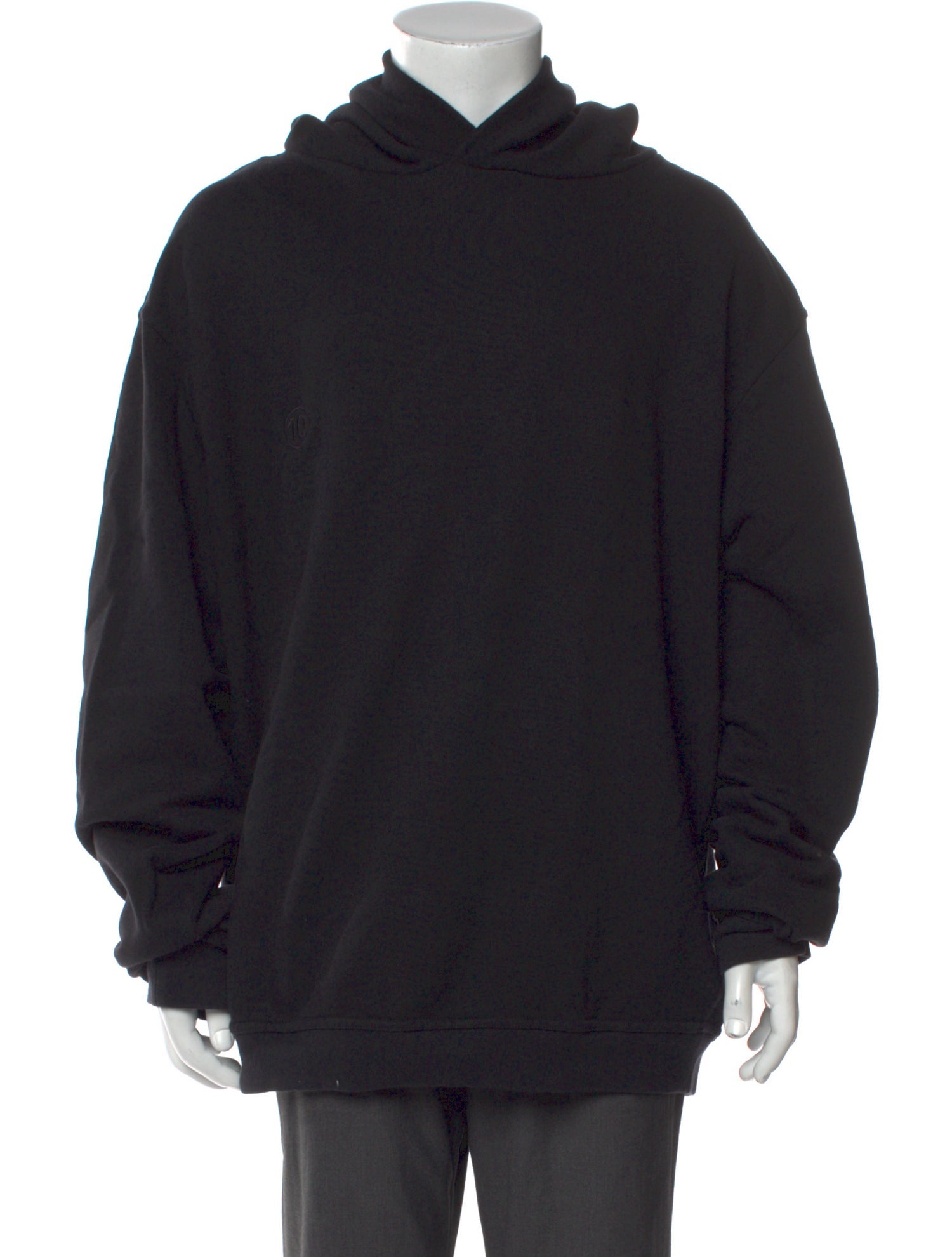 Maison Margiela 2020 Hole Numbers Logo 'Black' Hoodie w/ Tags