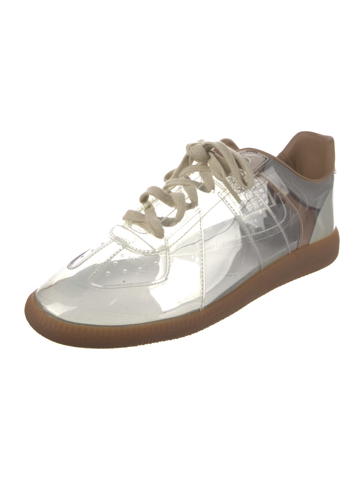 Maison Margiela PVC Colorblock Pattern Sneakers