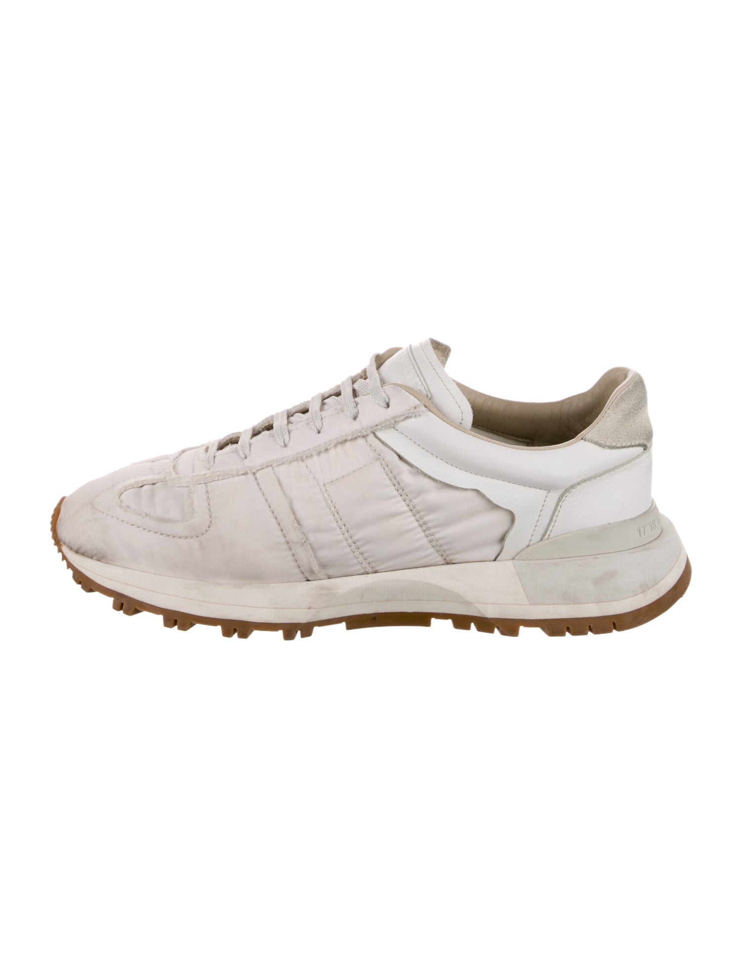 Maison Margiela Leather Trim Embellishment Sneakers