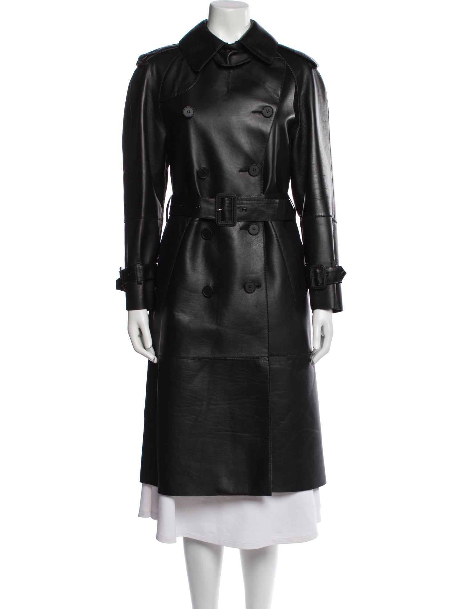 Maison Margiela 2018 Leather Trench Coat