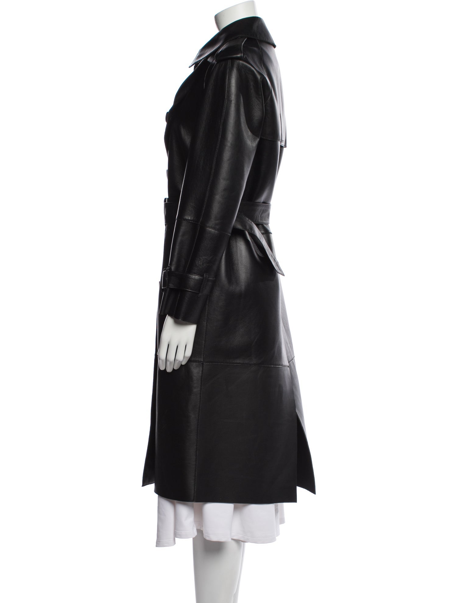Maison Margiela 2018 Leather Trench Coat