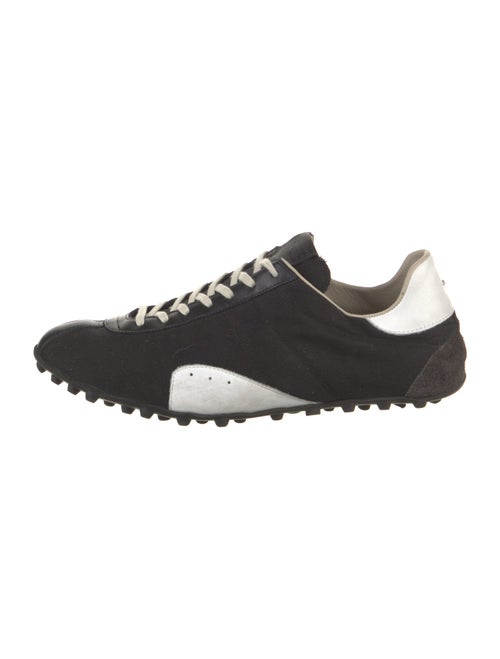 Maison Margiela Canvas Colorblock Pattern Sneakers