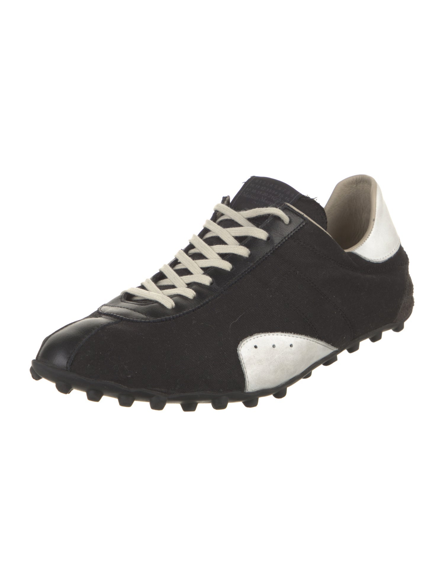 Maison Margiela Canvas Colorblock Pattern Sneakers
