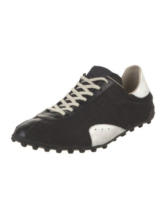 Maison Margiela Canvas Colorblock Pattern Sneakers