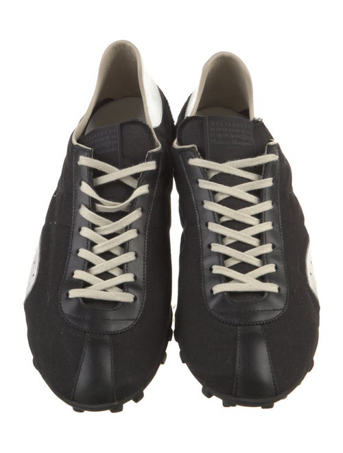 Maison Margiela Canvas Colorblock Pattern Sneakers