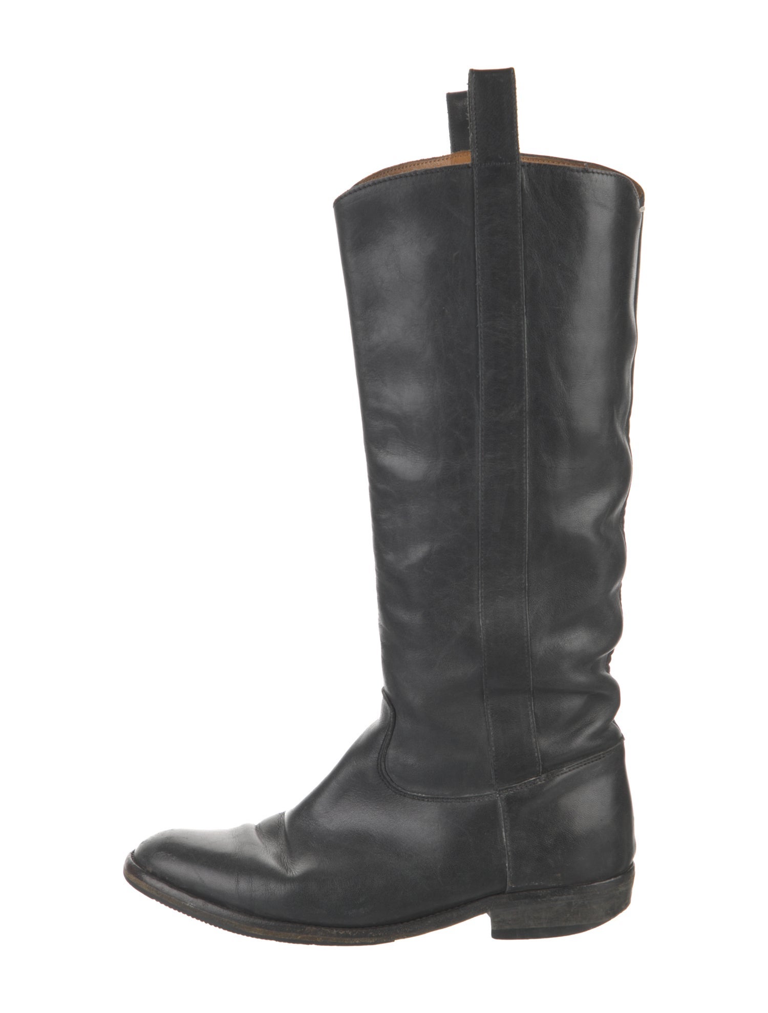 Maison Margiela Leather Riding Boots