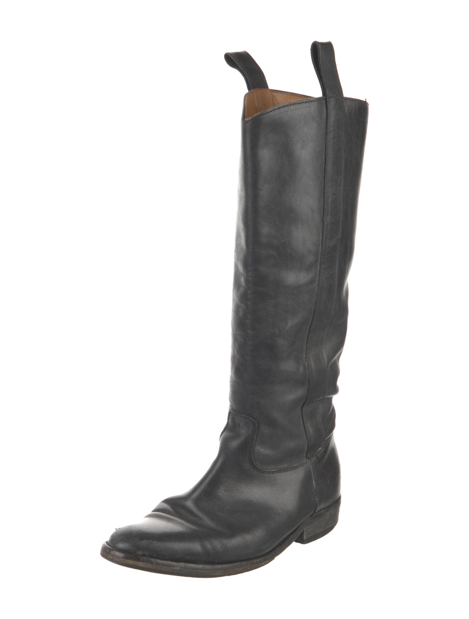 Maison Margiela Leather Riding Boots
