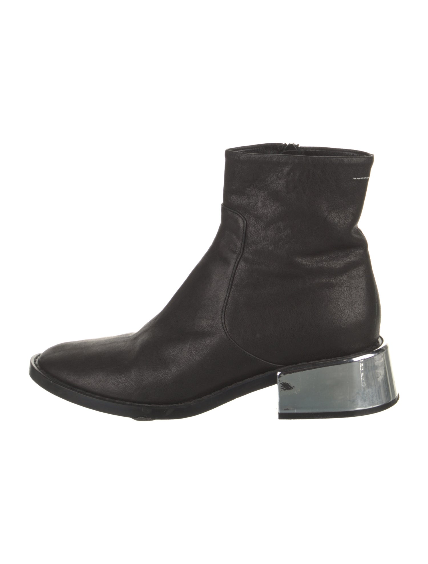 Maison Margiela Leather Combat Boots