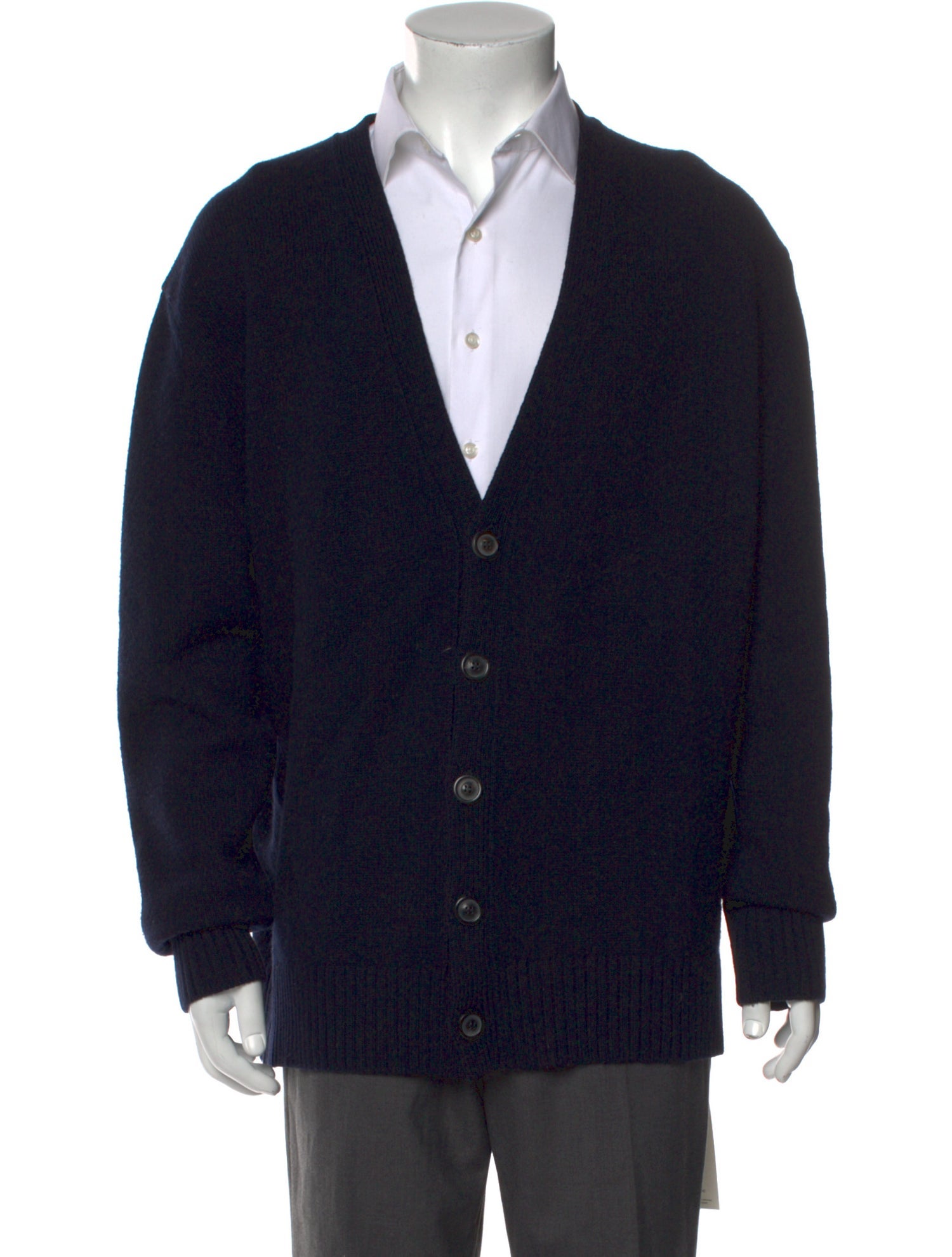 Maison Margiela Wool V-Neck Cardigan