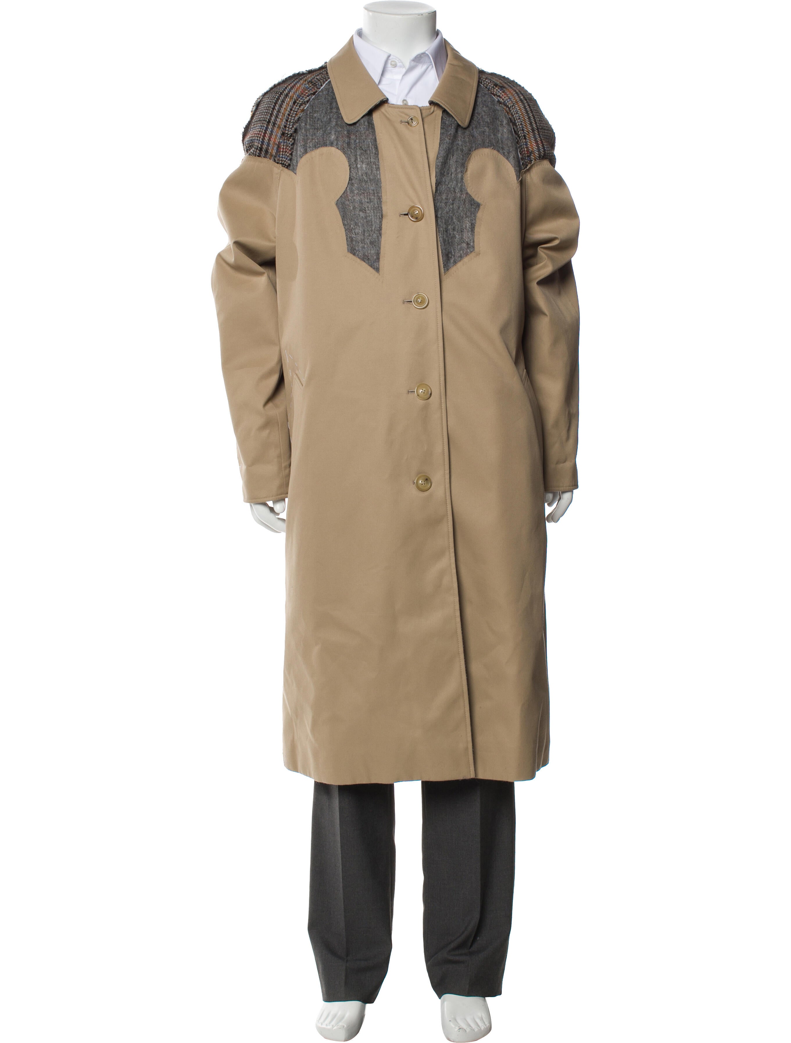 Maison Margiela 2023 Colorblock Pattern Parka