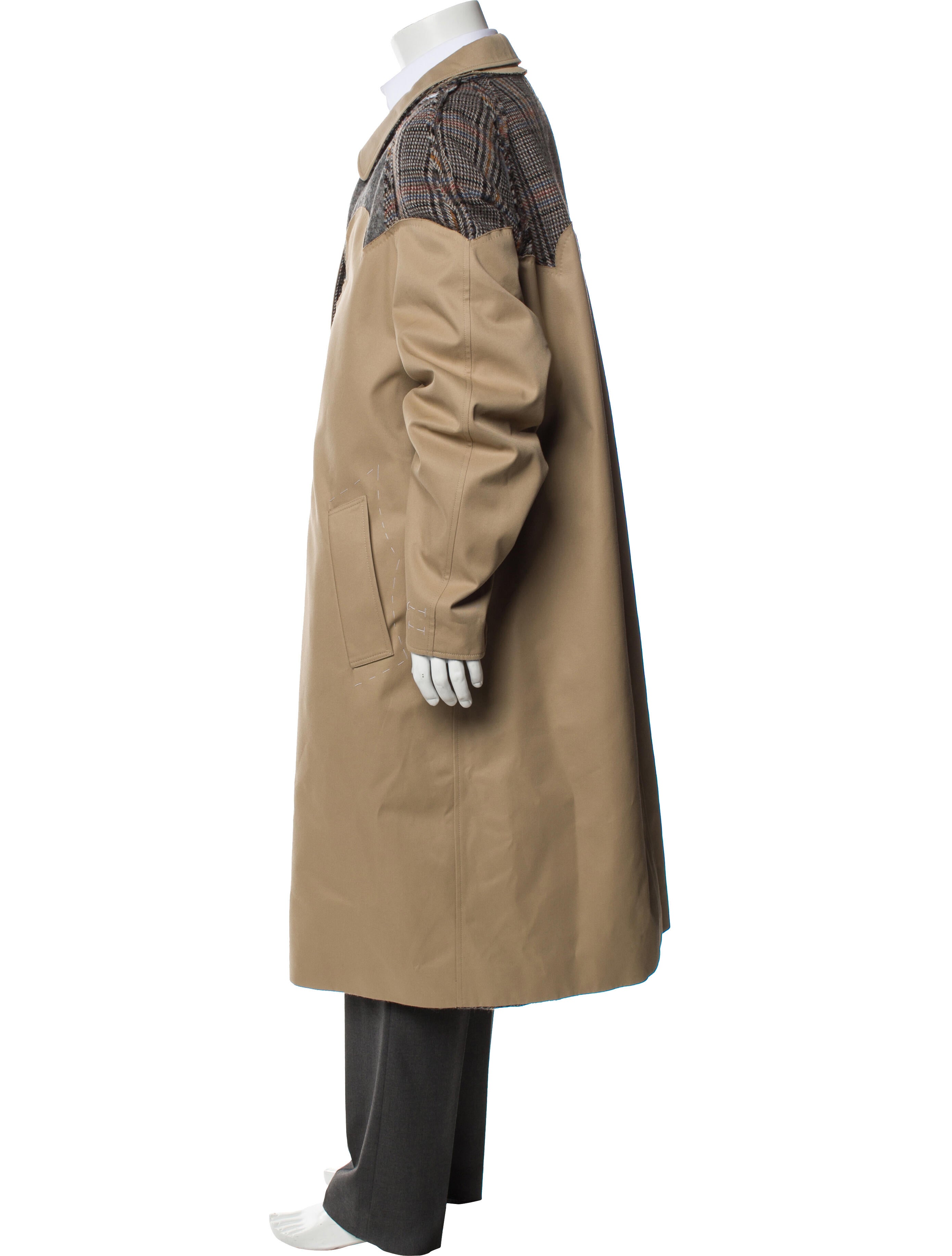 Maison Margiela 2023 Colorblock Pattern Parka