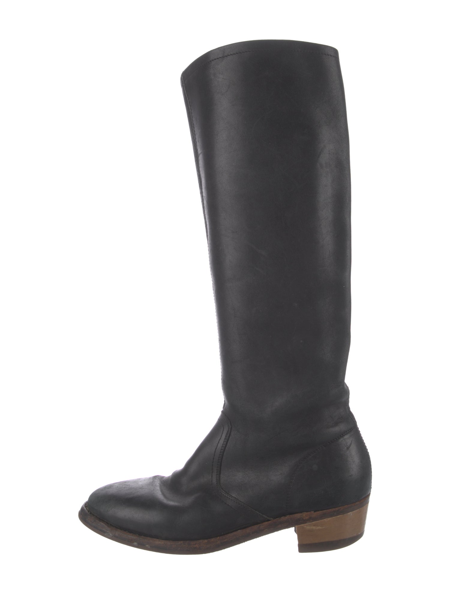 Maison Margiela Leather Riding Boots