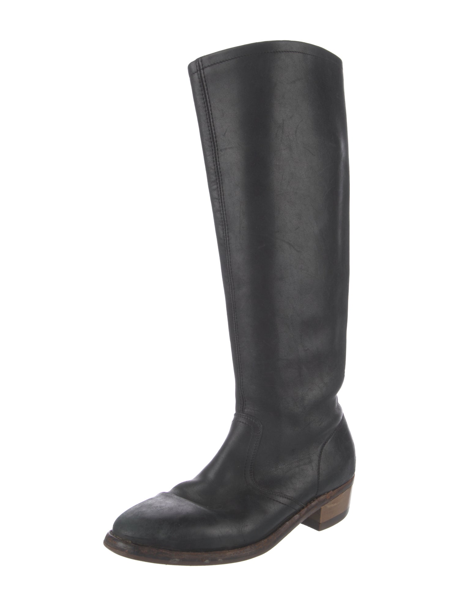 Maison Margiela Leather Riding Boots