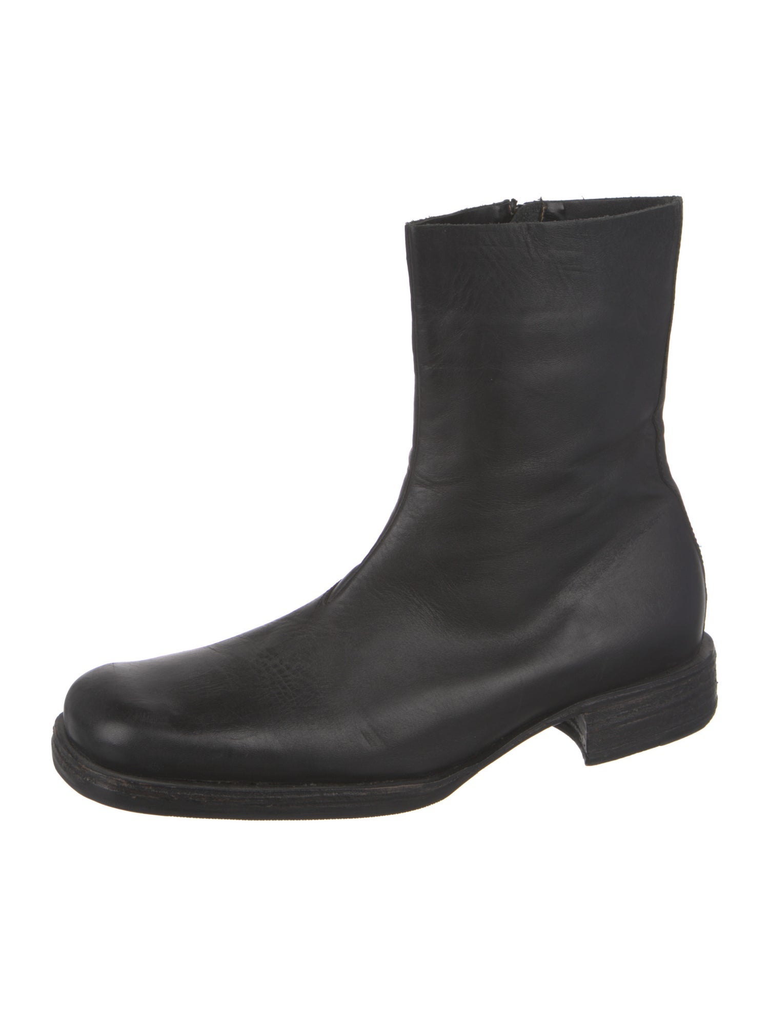 Maison Martin Margiela Vintage 2000's Square Toe Boots