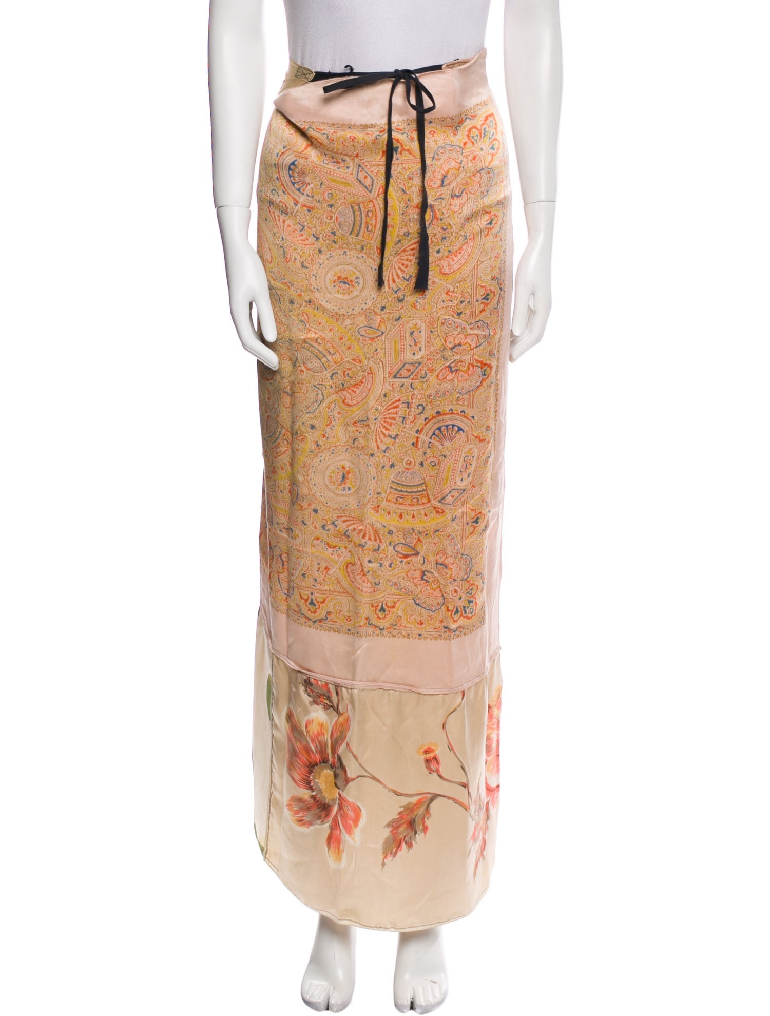 Maison Martin Margiela Vintage 1992 Artisanal Long 'Scarf' Skirt