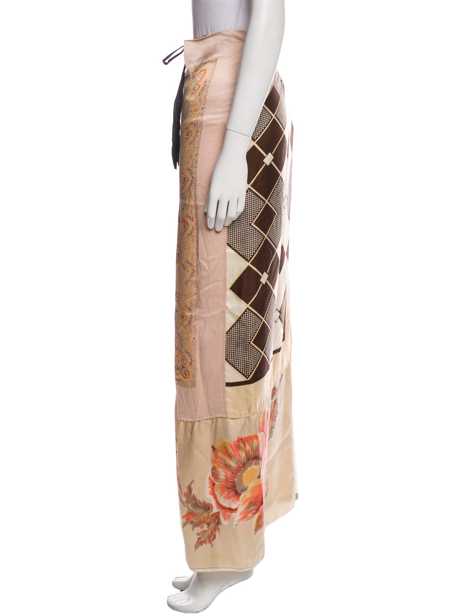 Maison Martin Margiela Vintage 1992 Artisanal Long 'Scarf' Skirt