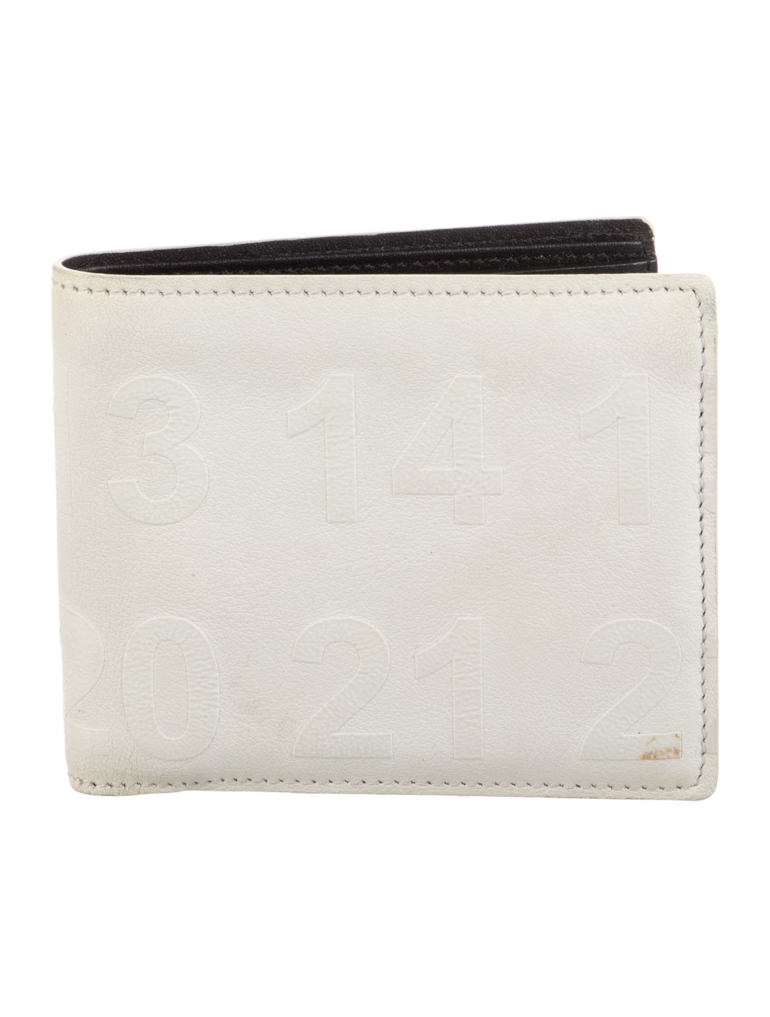 Maison Margiela Leather Printed Bifold Wallet