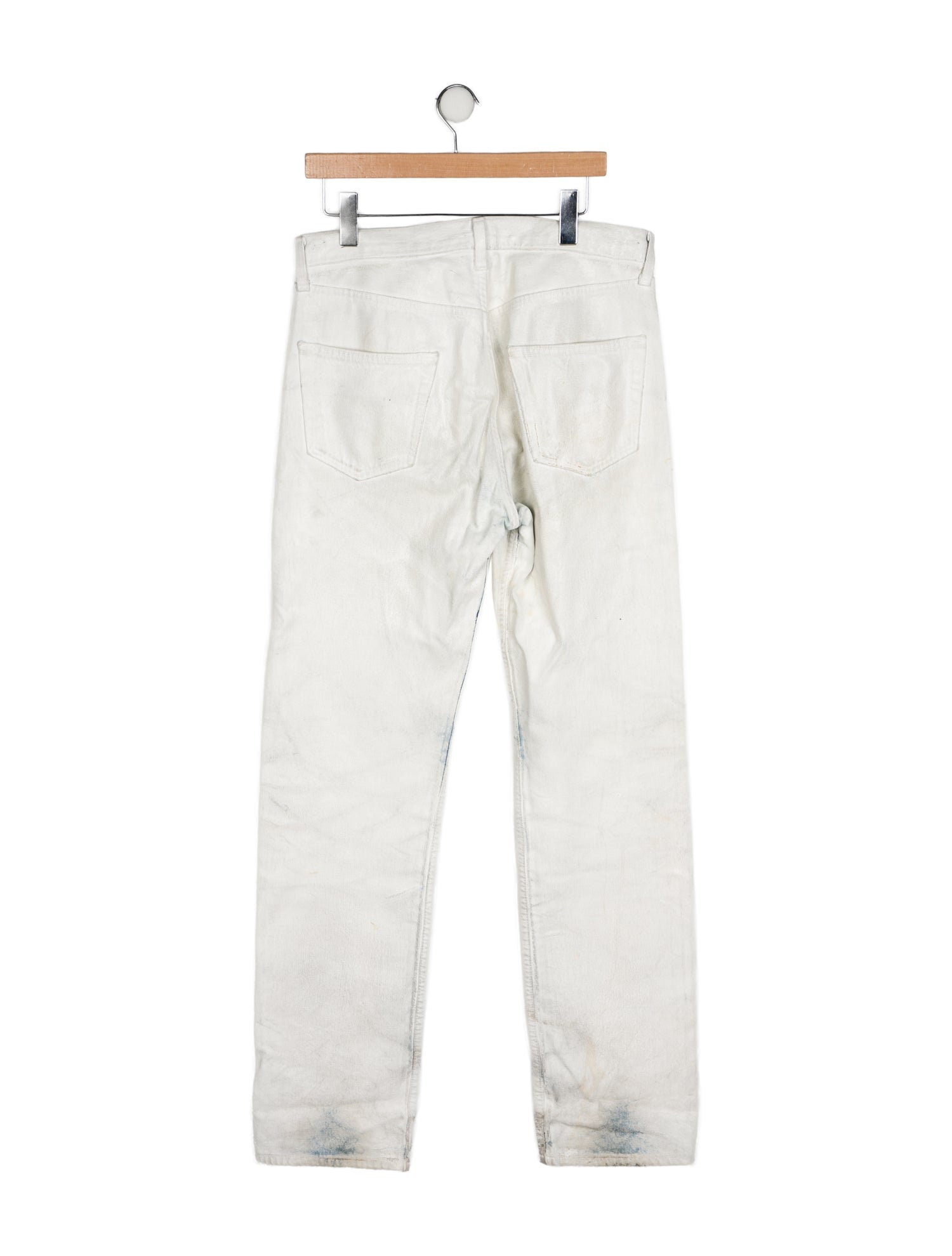 Maison Martin Margiela Vintage Artisanal Painted Straight-Leg Jeans
