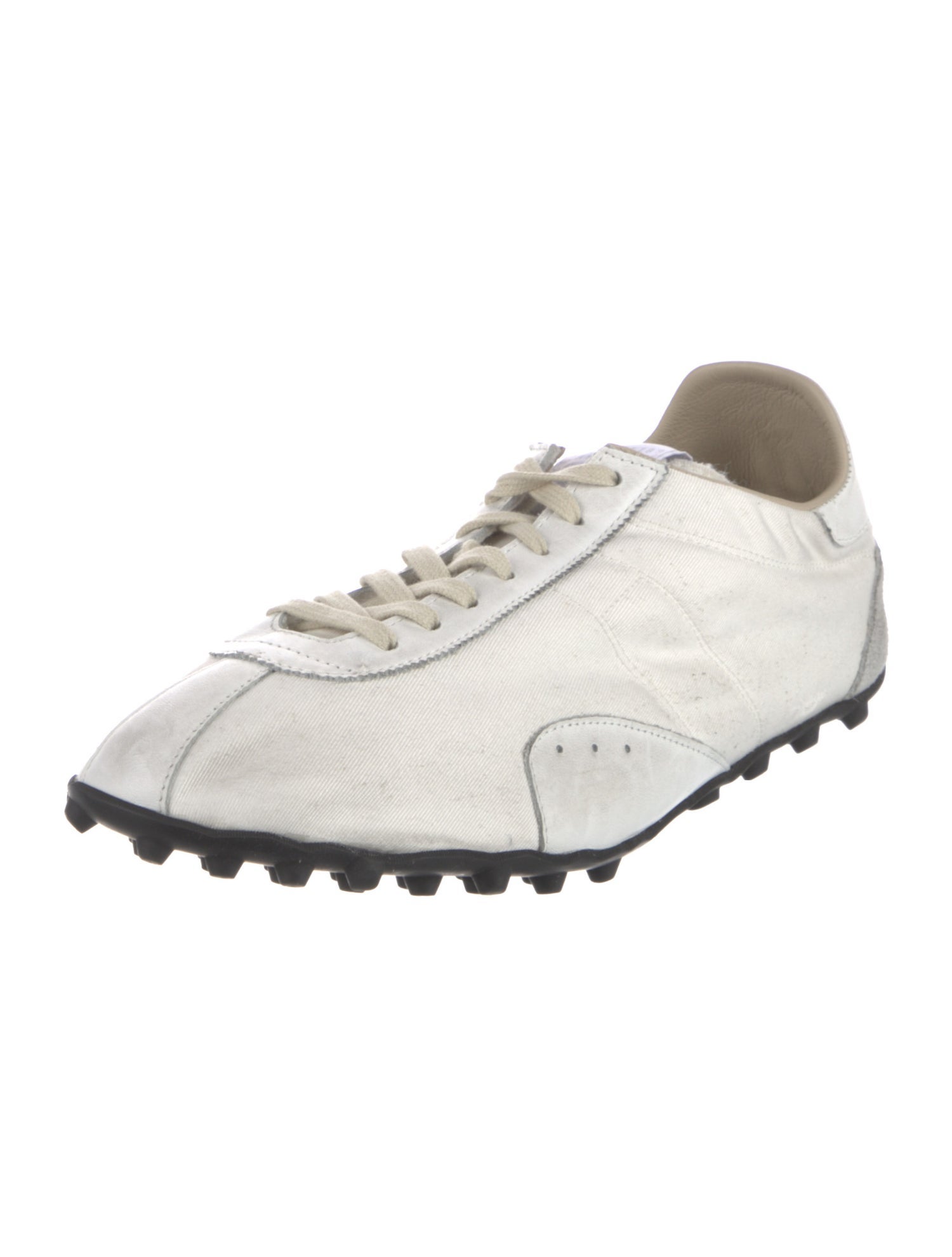 Maison Margiela Canvas Colorblock Pattern Sneakers
