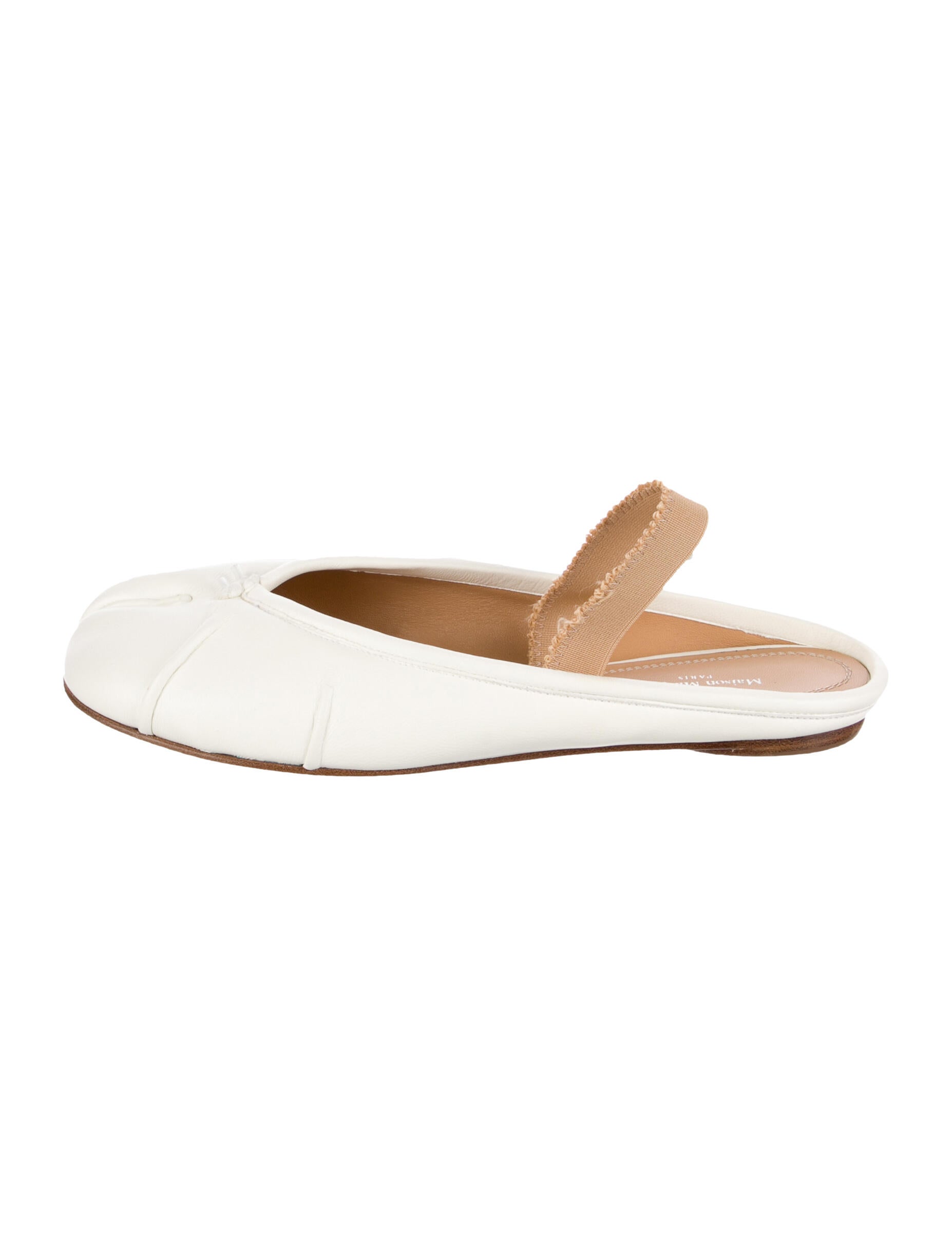 Maison Margiela Leather Slingback Flats
