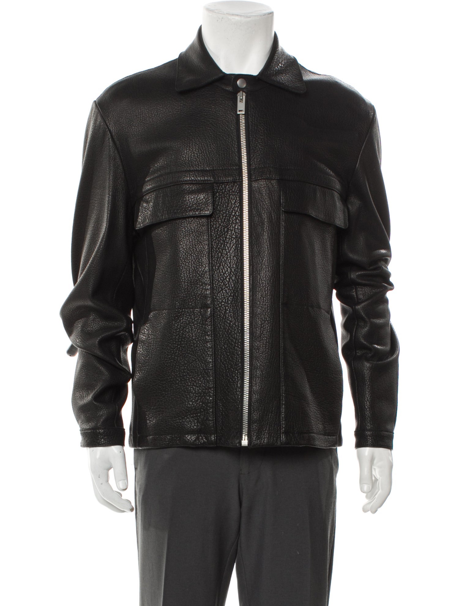 Maison Margiela 2017 Lamb Leather Moto Jacket