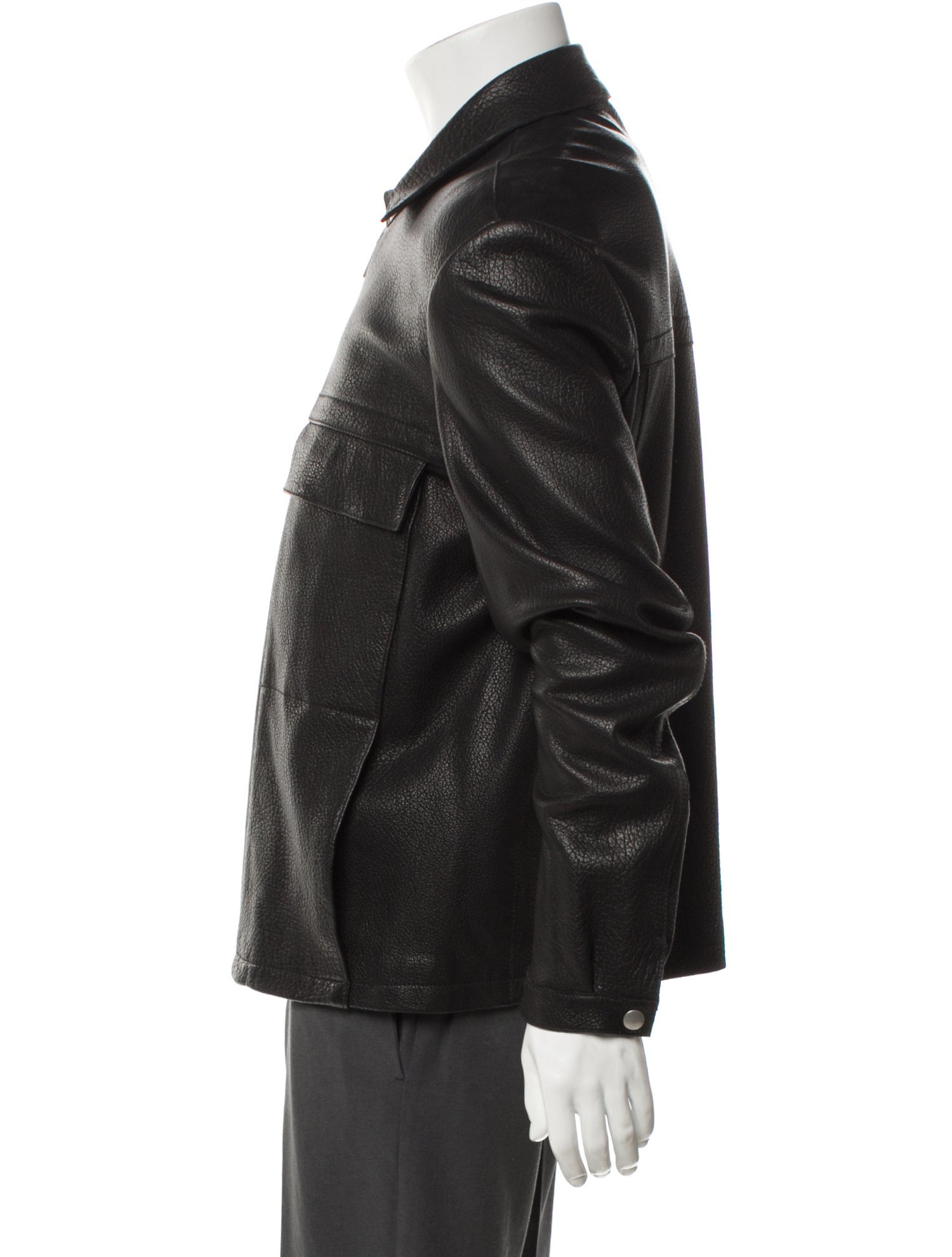Maison Margiela 2017 Lamb Leather Moto Jacket