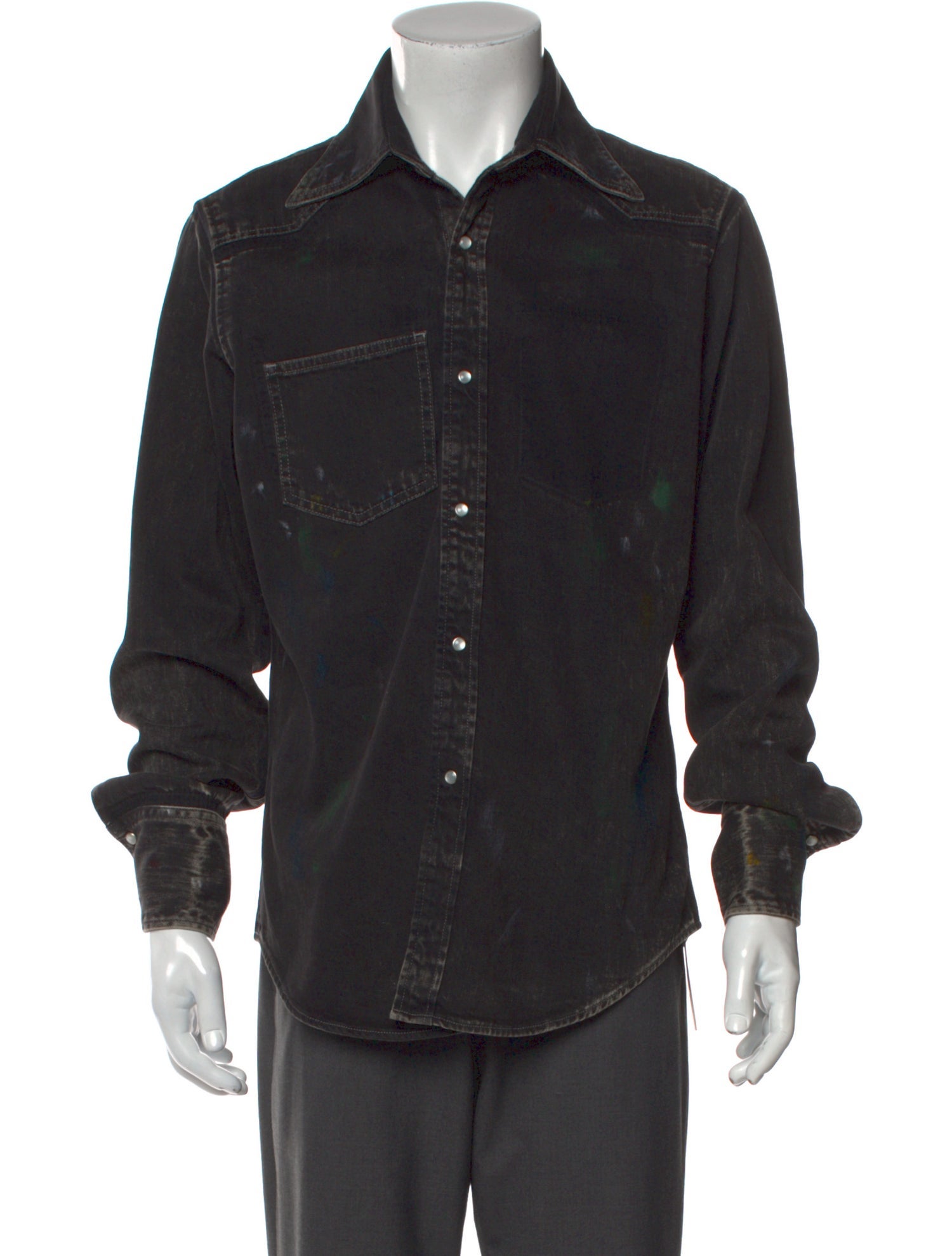 Maison Margiela 2022 Long Sleeve Denim Shirt