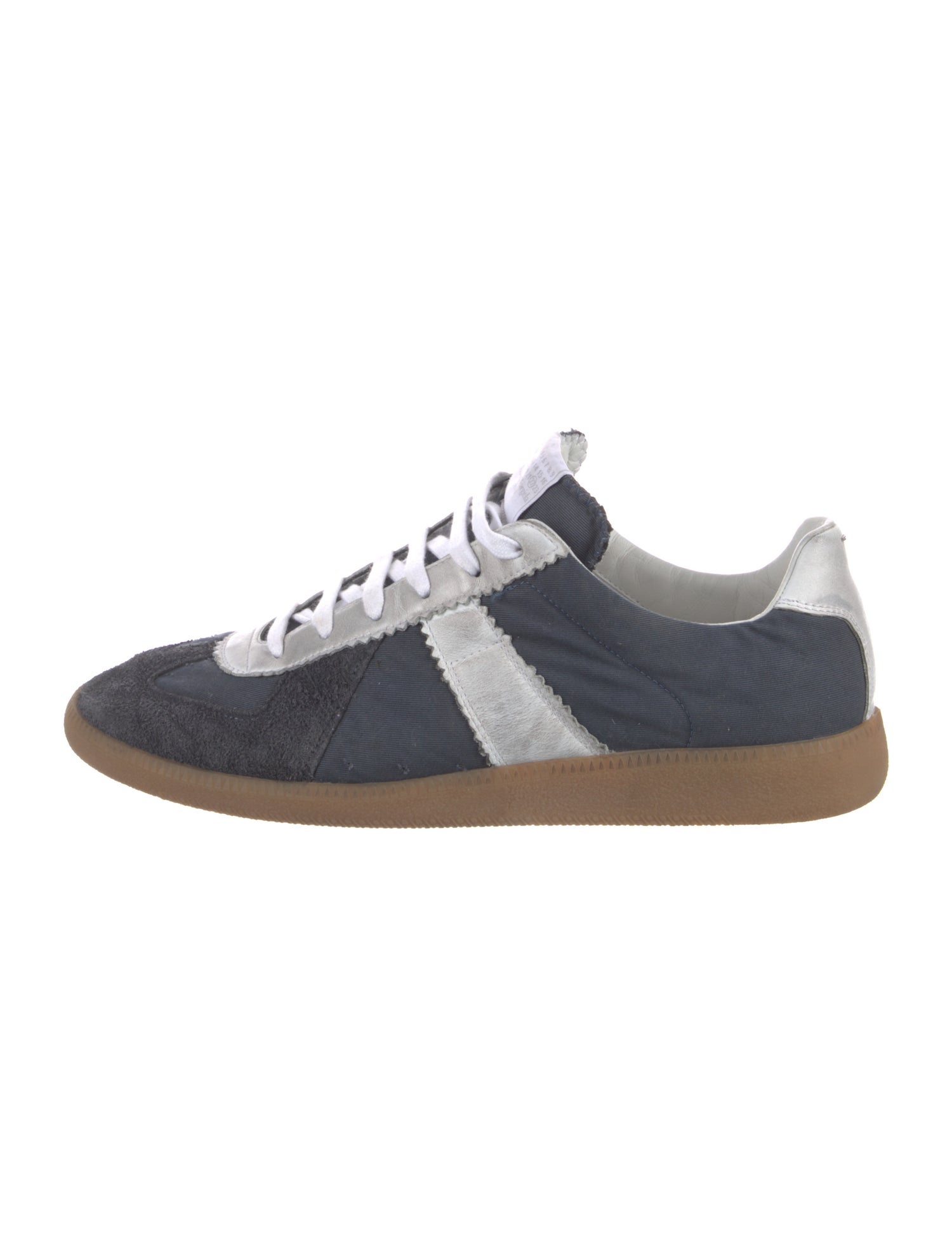 Maison Margiela Suede Printed Sneakers