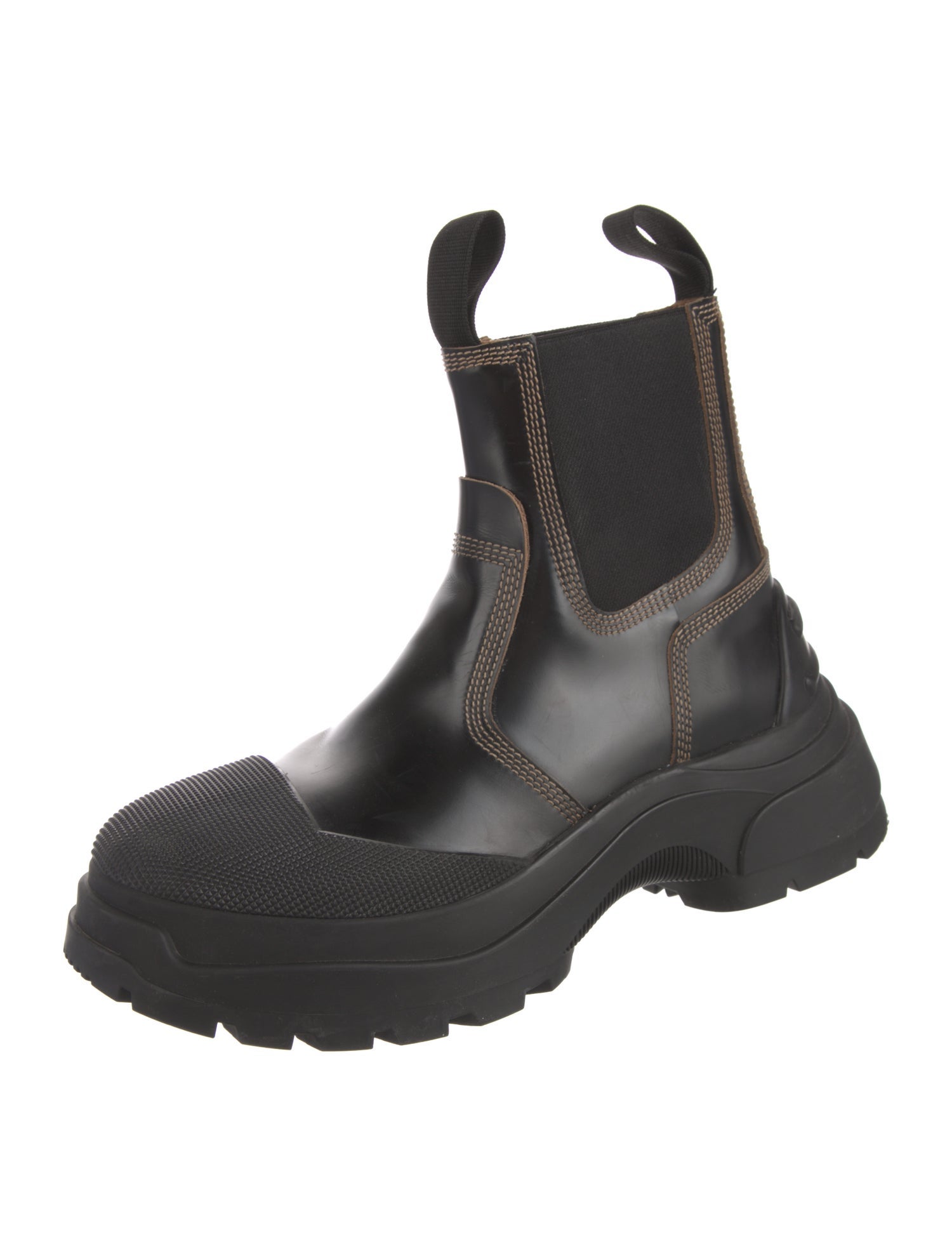 Maison Margiela Patent Leather Chelsea Boots