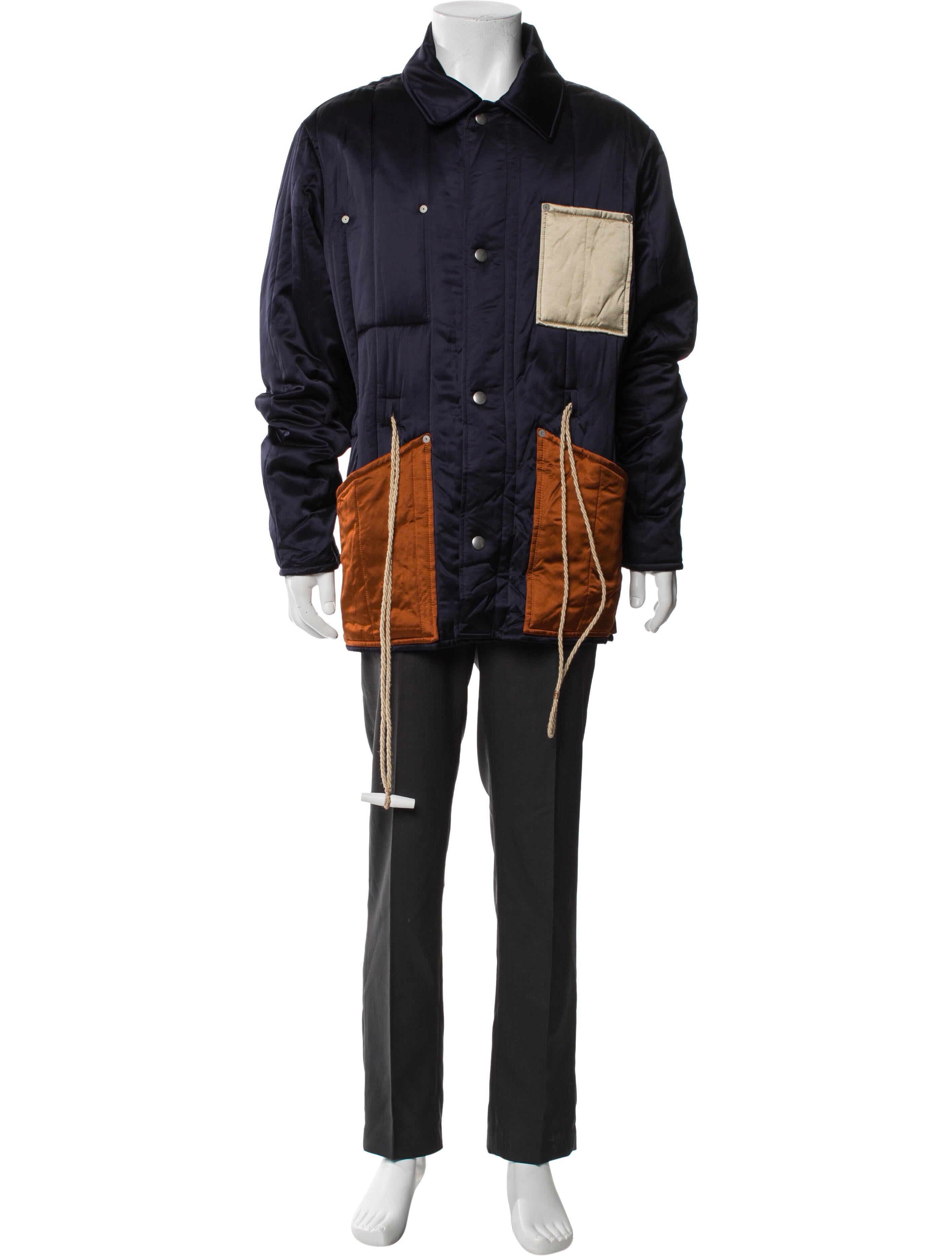 Maison Margiela 2018 Colorblock Pattern Parka