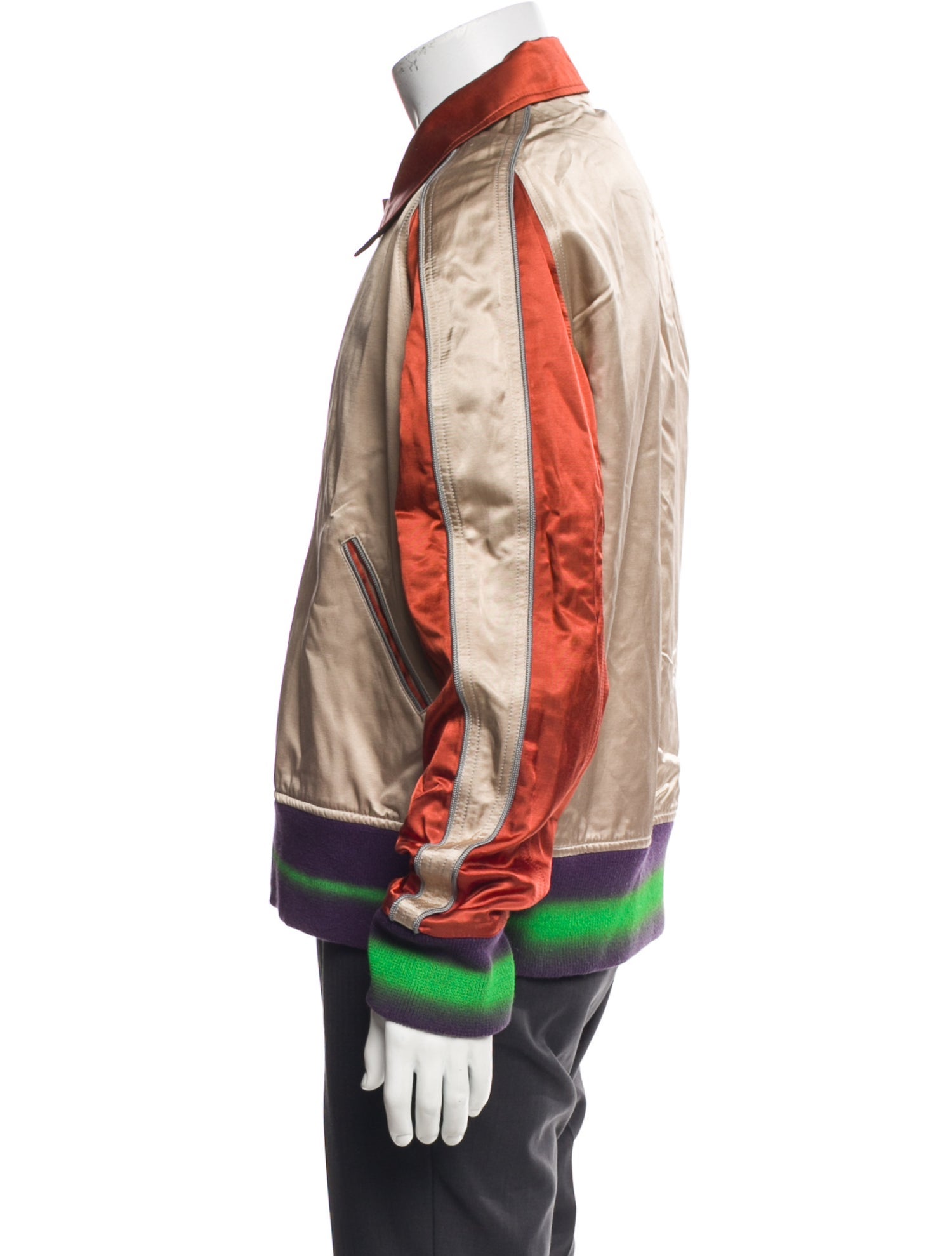 Maison Margiela 2017 Unfinished Letterman Reversible Jacket Bomber Jacket w/ Tags