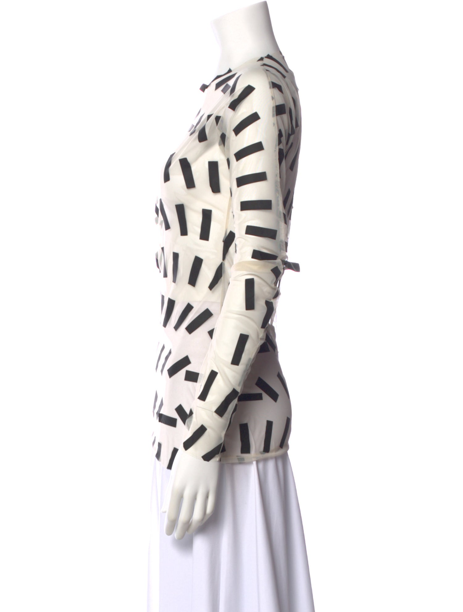 Maison Margiela Graphic Print Crew Neck Top