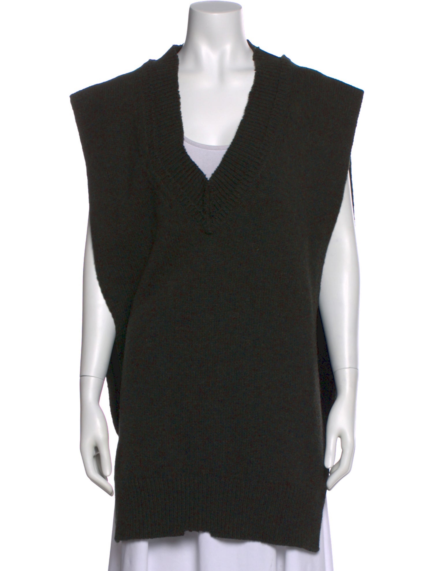 Maison Margiela Wool V-Neck Sweater