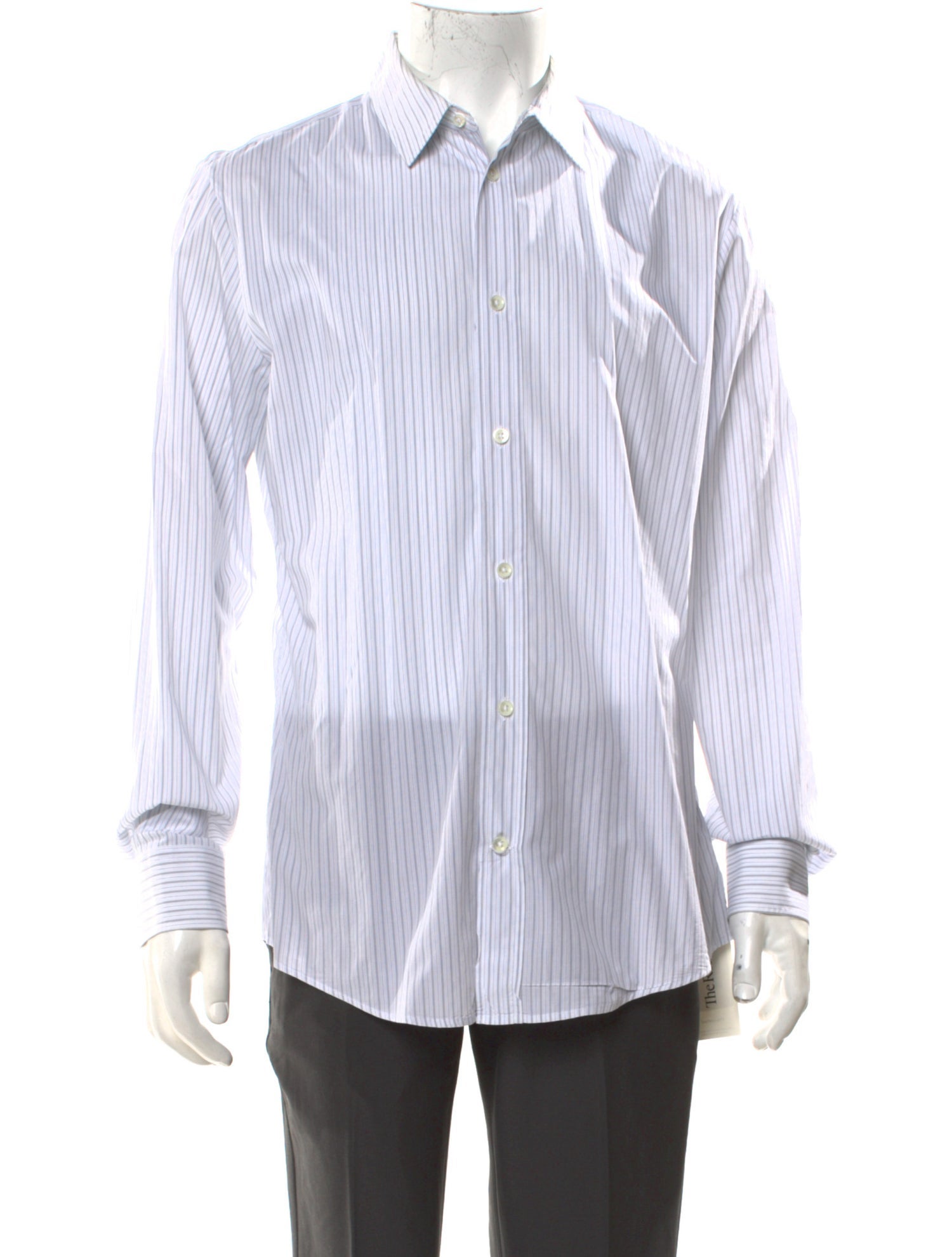 Maison Martin Margiela 2014 Striped Dress Shirt