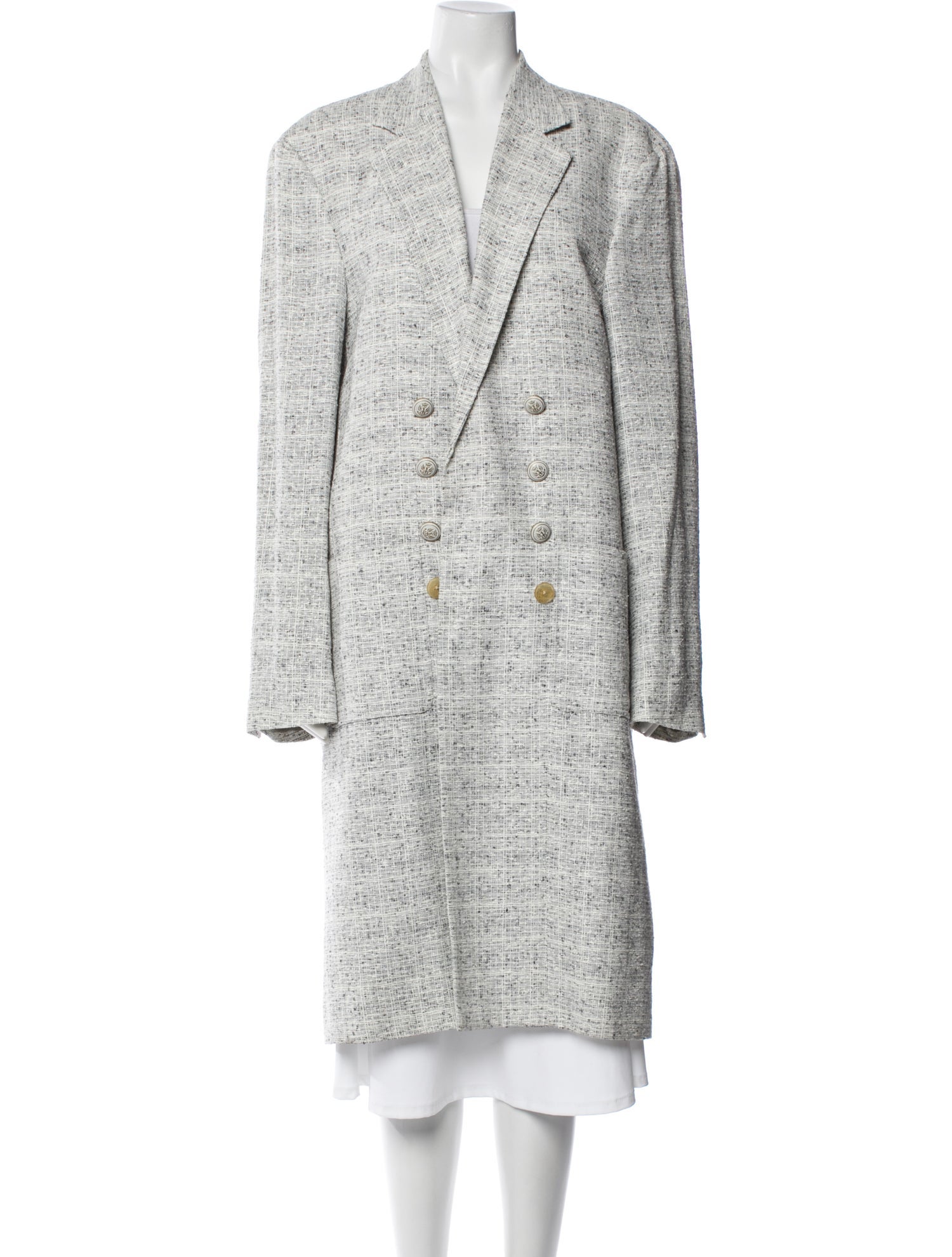 Maison Margiela 2017 Plaid Print Overcoat