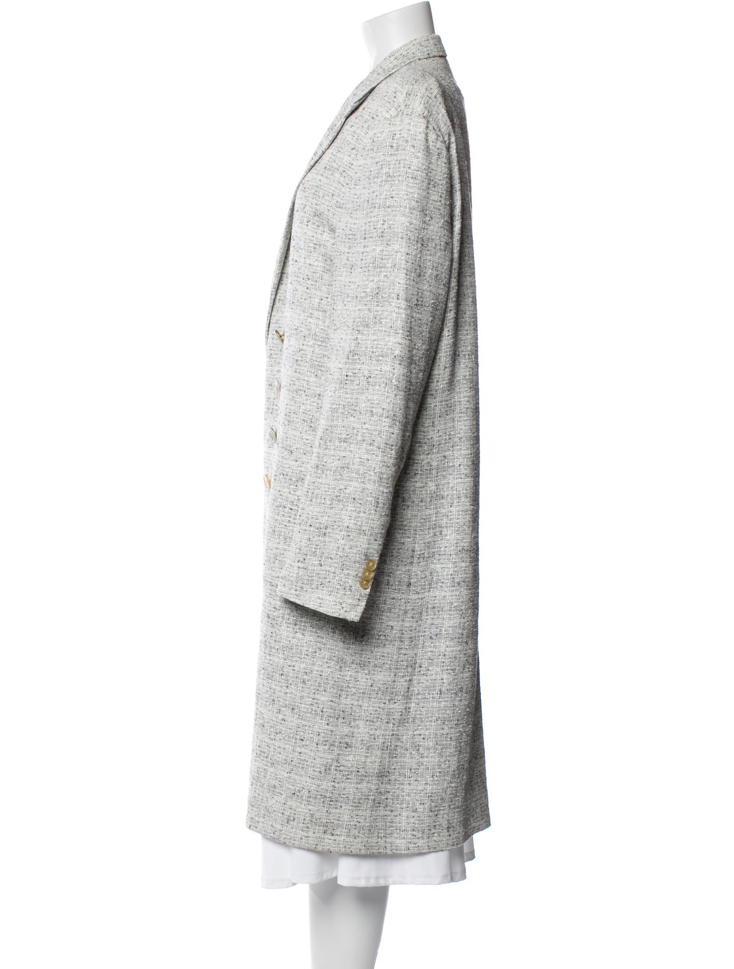 Maison Margiela 2017 Plaid Print Overcoat