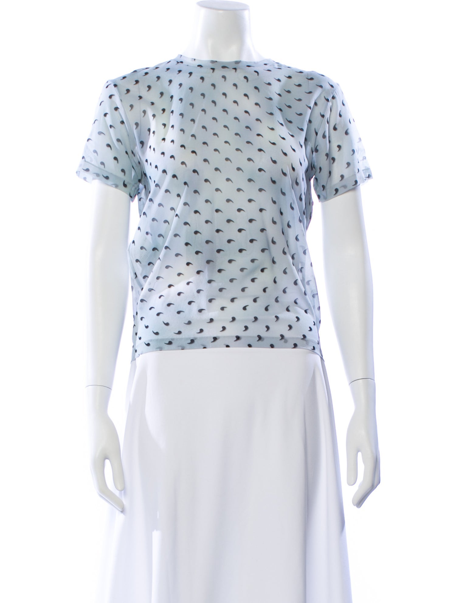 Maison Margiela 2021 Silk T-Shirt