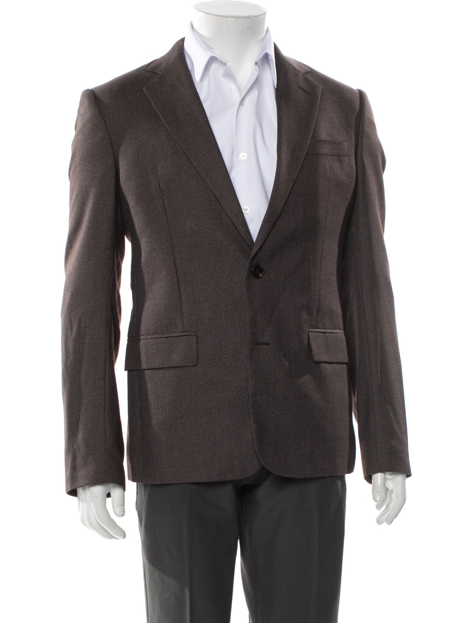 Maison Margiela Virgin Wool Patterned Blazer w/Tags