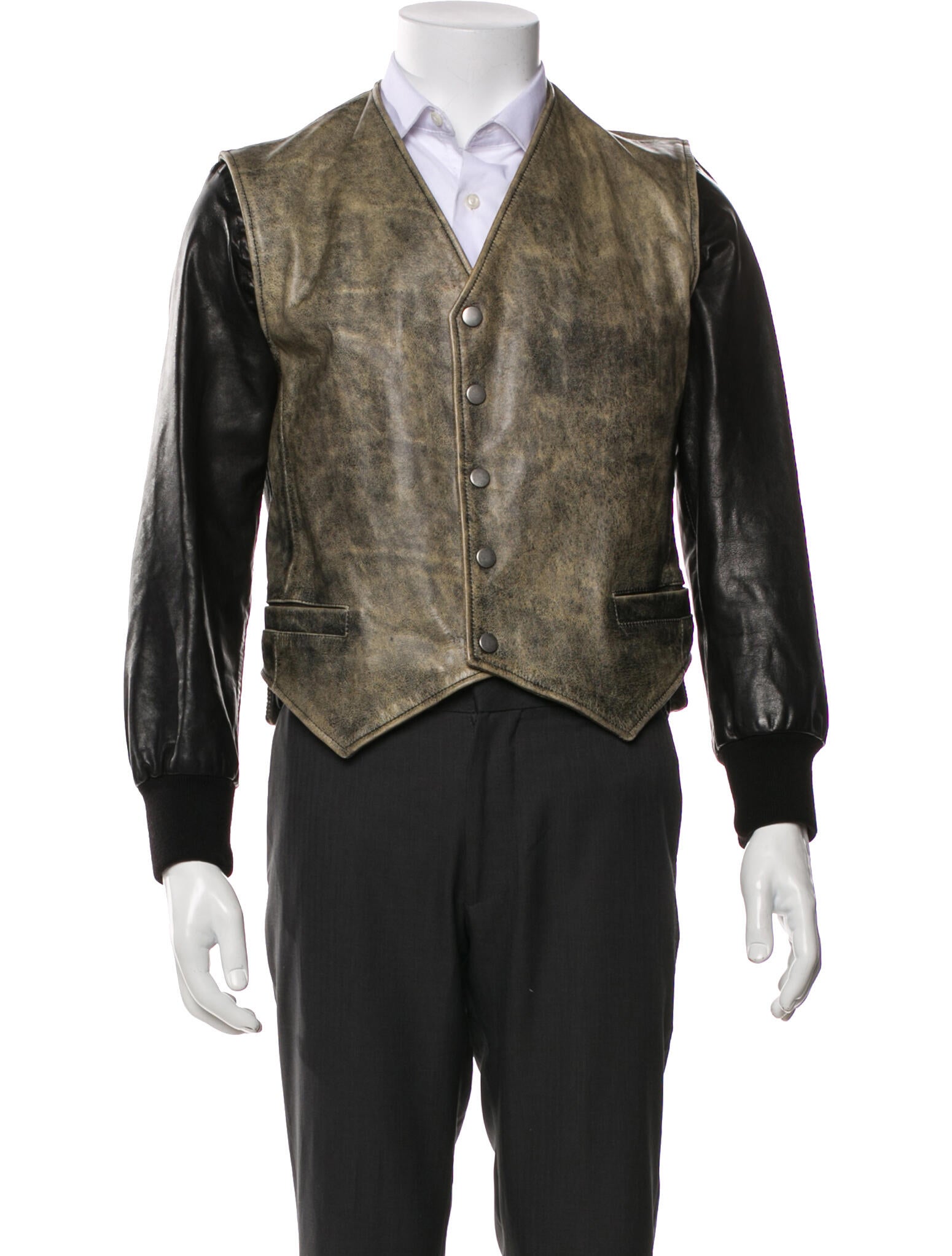 Maison Martin Margiela 2012 Leather Trucker Jacket