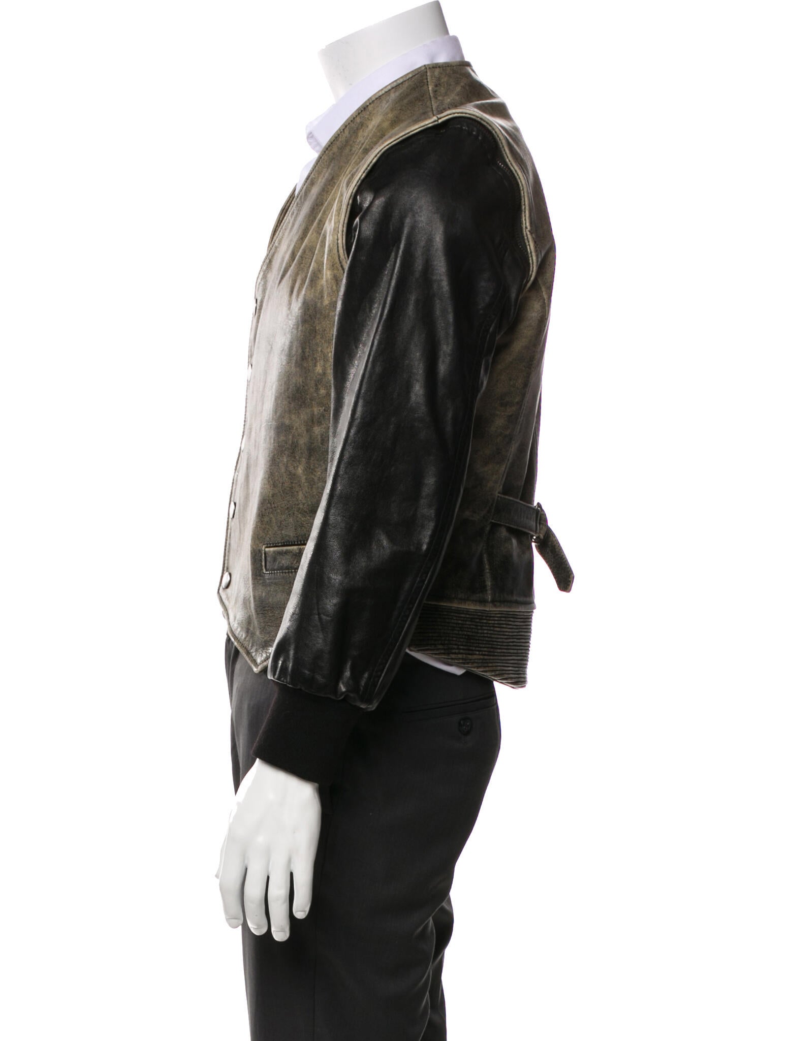 Maison Martin Margiela 2012 Leather Trucker Jacket