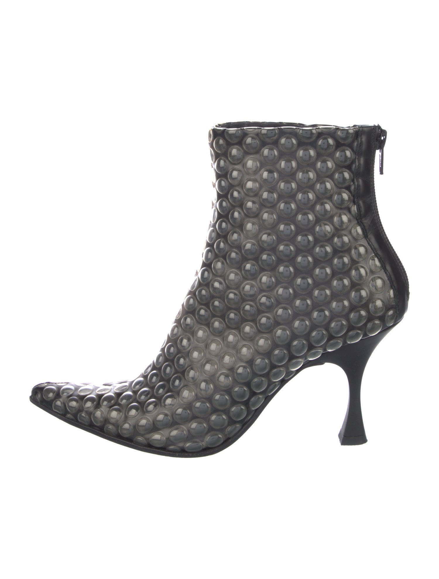 Maison Margiela Leather Printed Boots