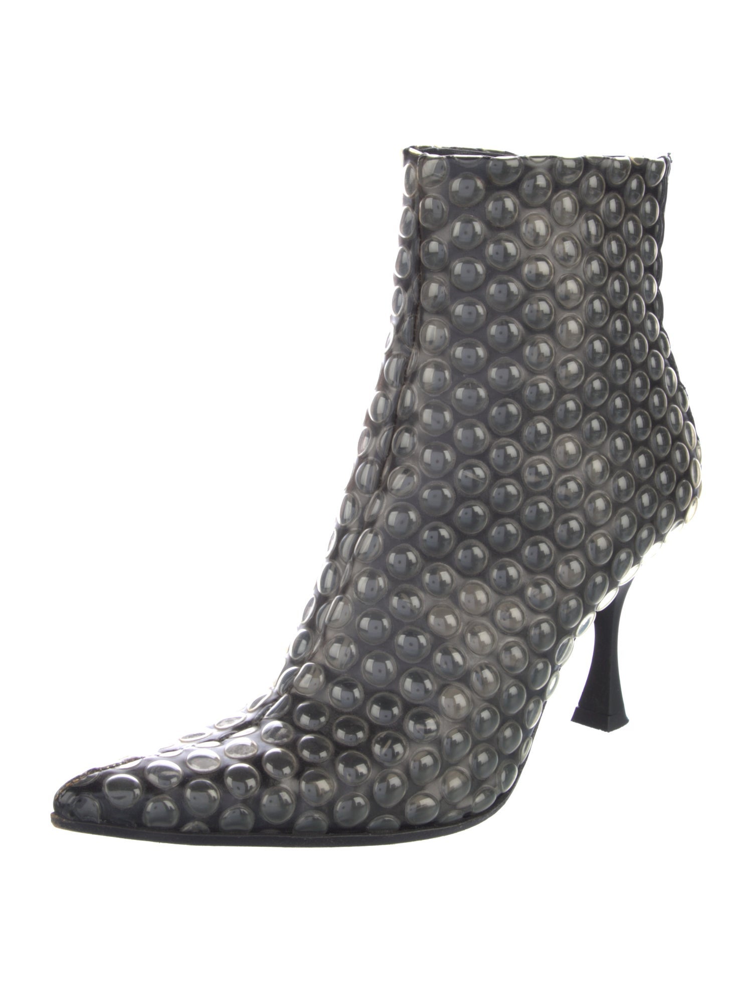 Maison Margiela Leather Printed Boots