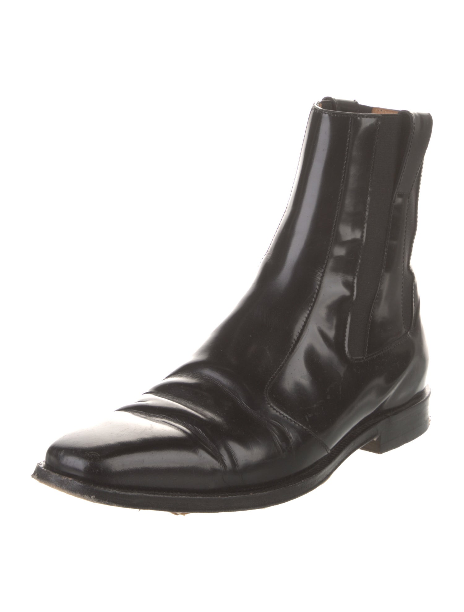 Maison Margiela Patent Leather Chelsea Boots