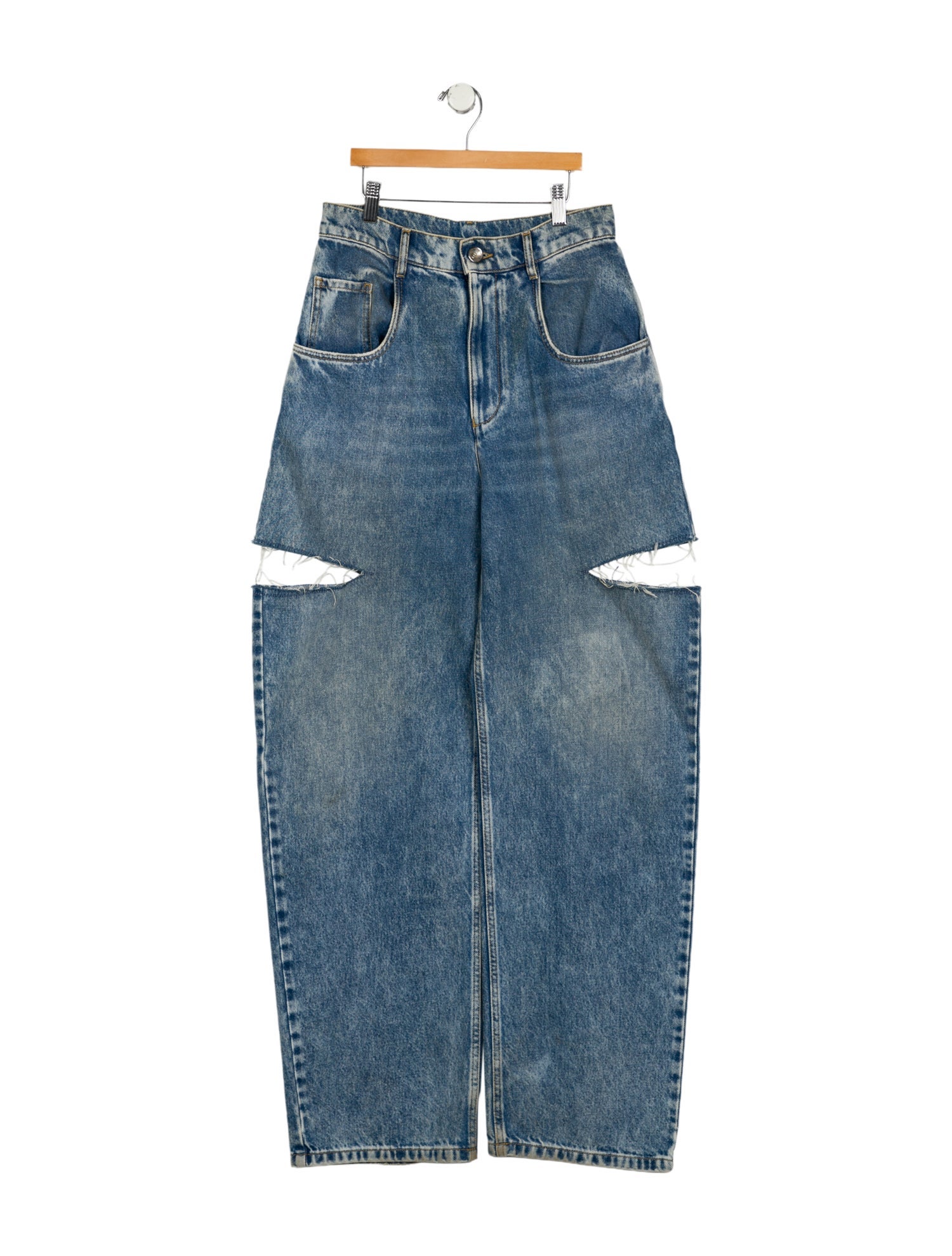 Maison Margiela High-Rise Wide Leg Jeans