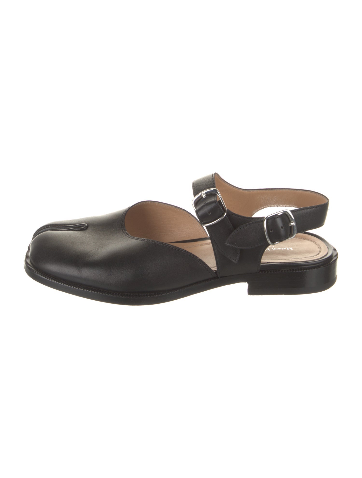 Maison Margiela Leather Slingback Flats